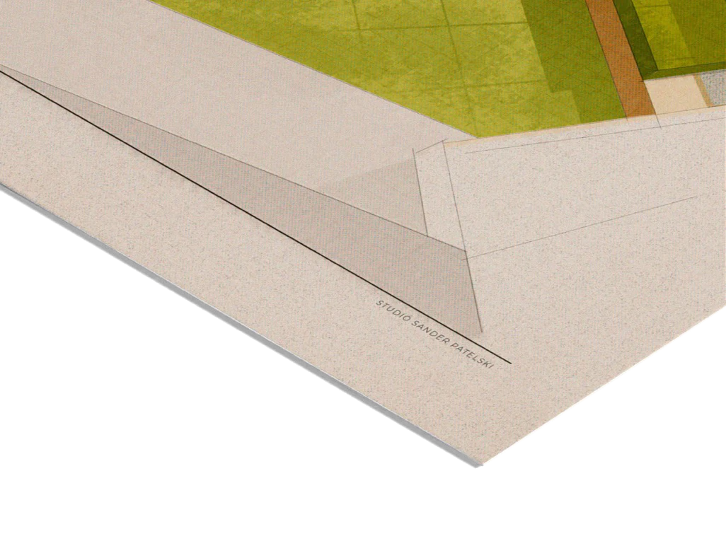 forest house art print