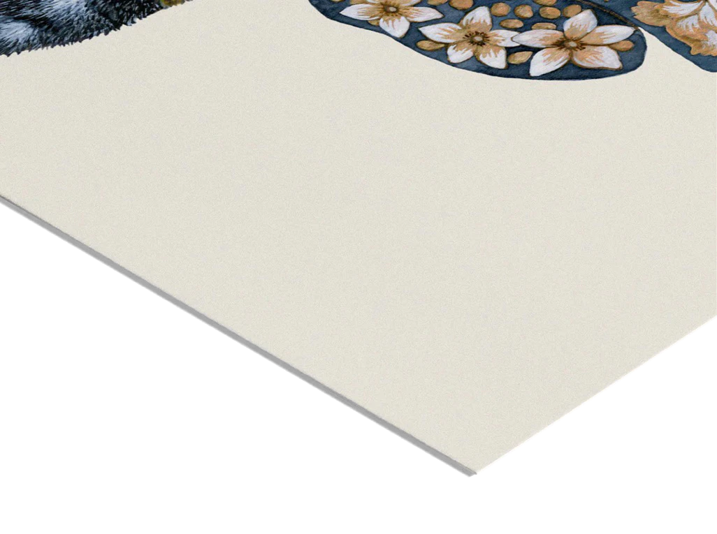 silk moths art print