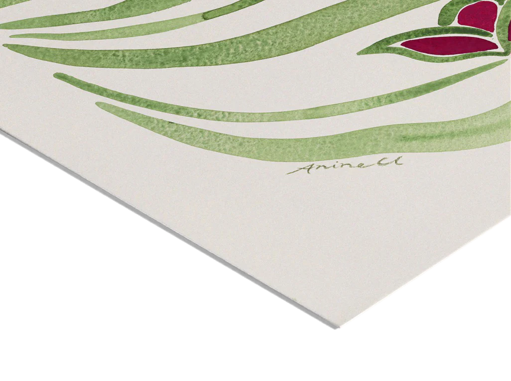 new tulips art print