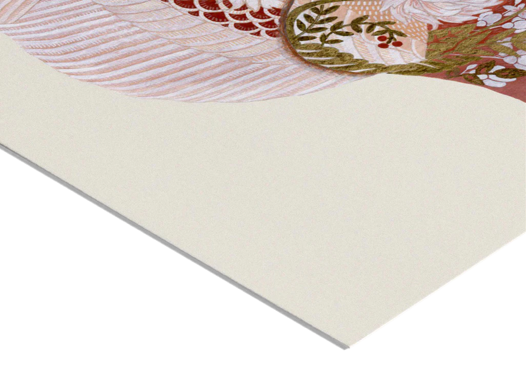 silk moths art print