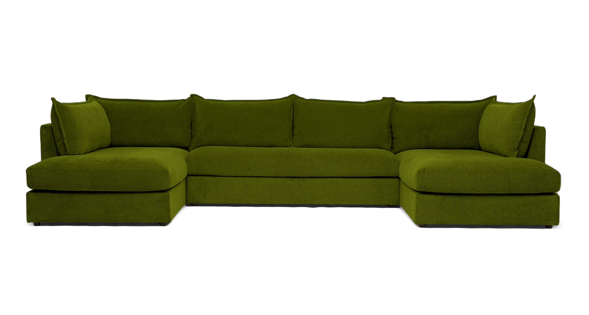 wilder bumper sectional royale apple
