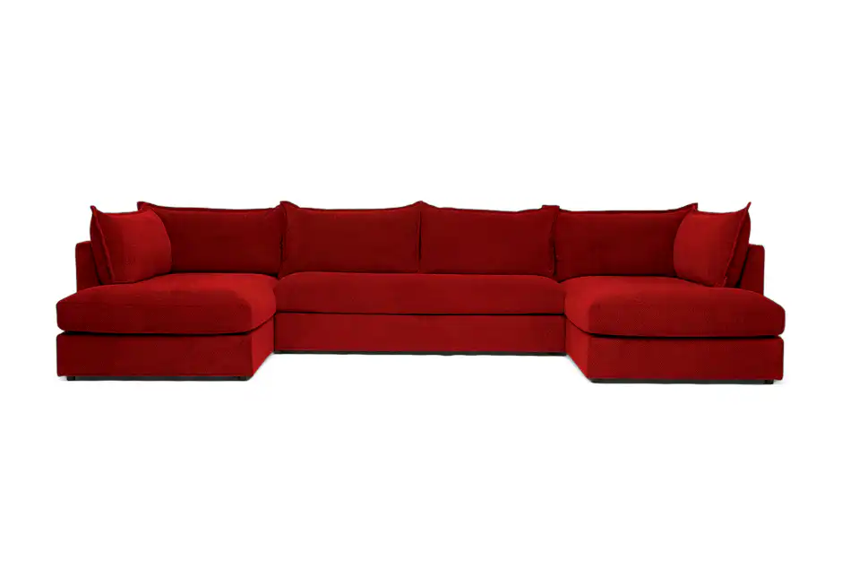 wilder bumper sectional crave berry hibiscus