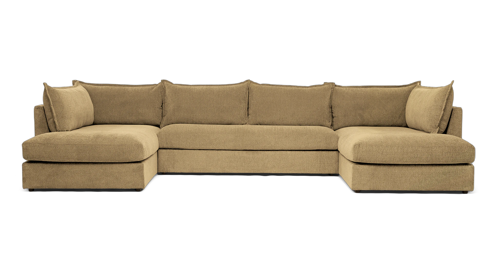 wilder bumper sectional banks oatmeal