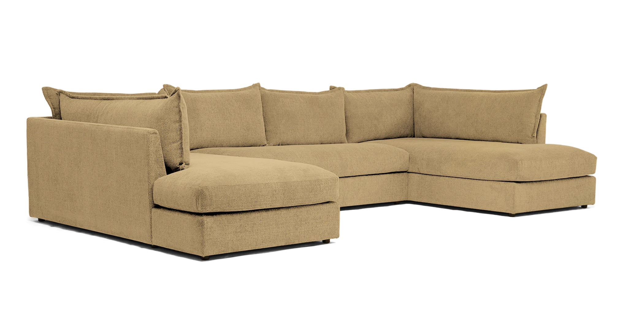 wilder bumper sectional banks oatmeal