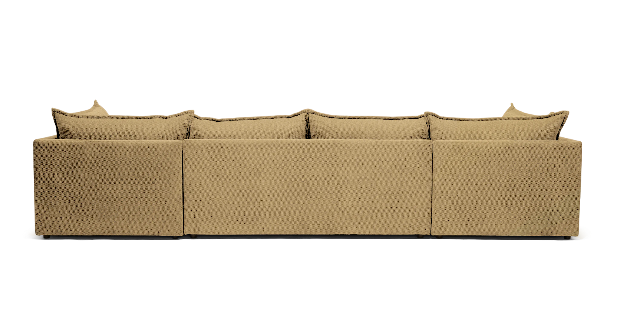 wilder bumper sectional banks oatmeal