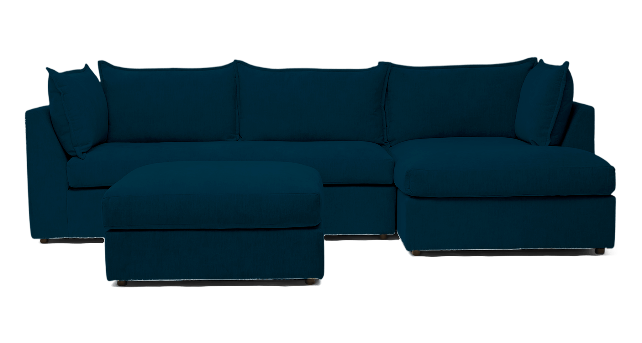 wilder sleeper sectional ottoman key largo zenith teal