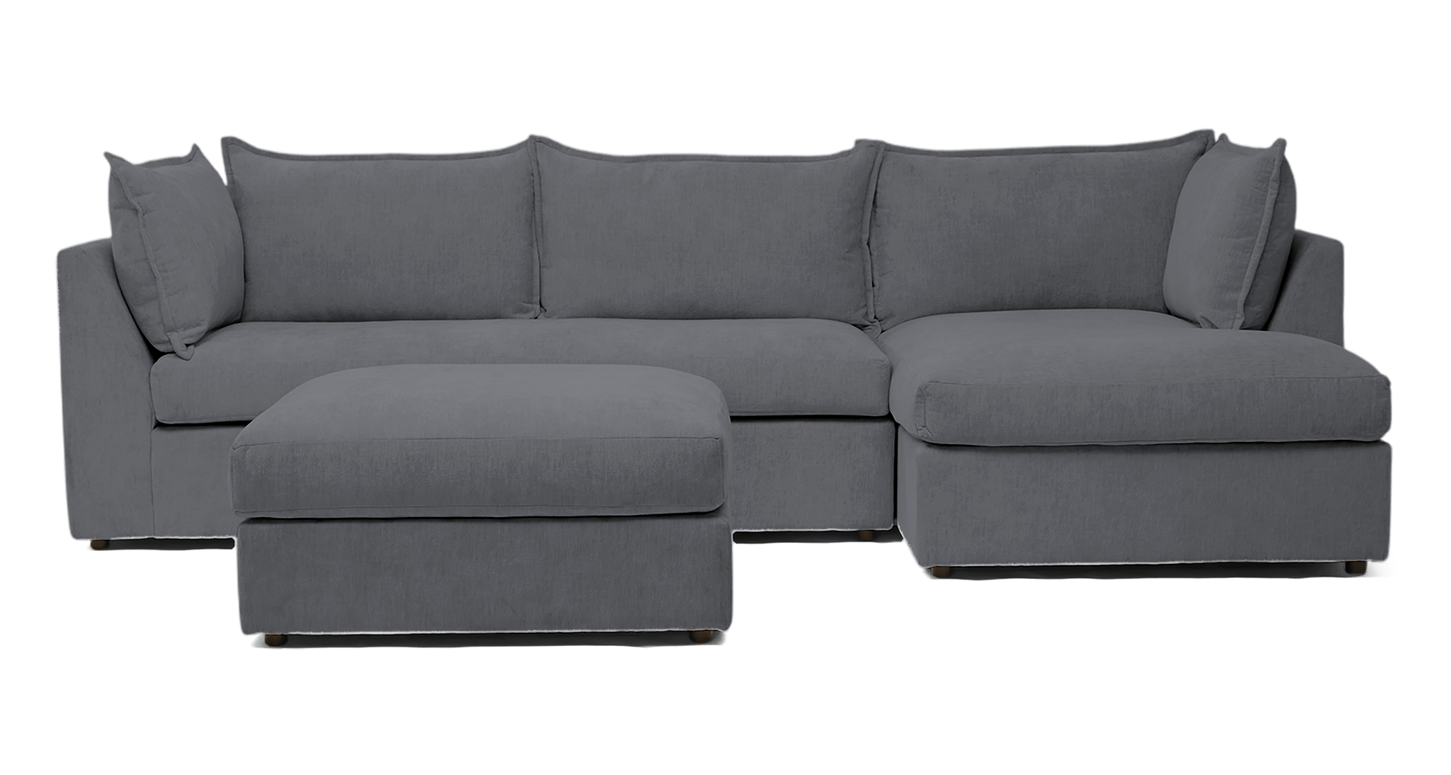 wilder sleeper sectional ottoman essence ash