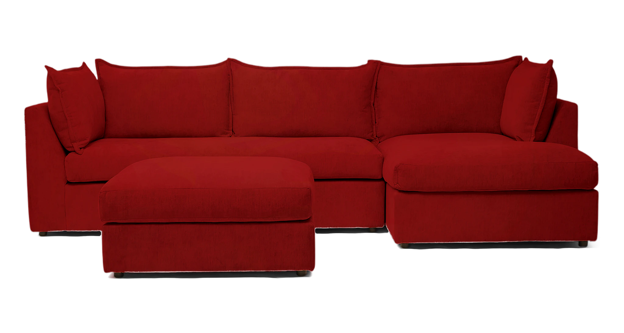 wilder sleeper sectional ottoman crave berry hibiscus