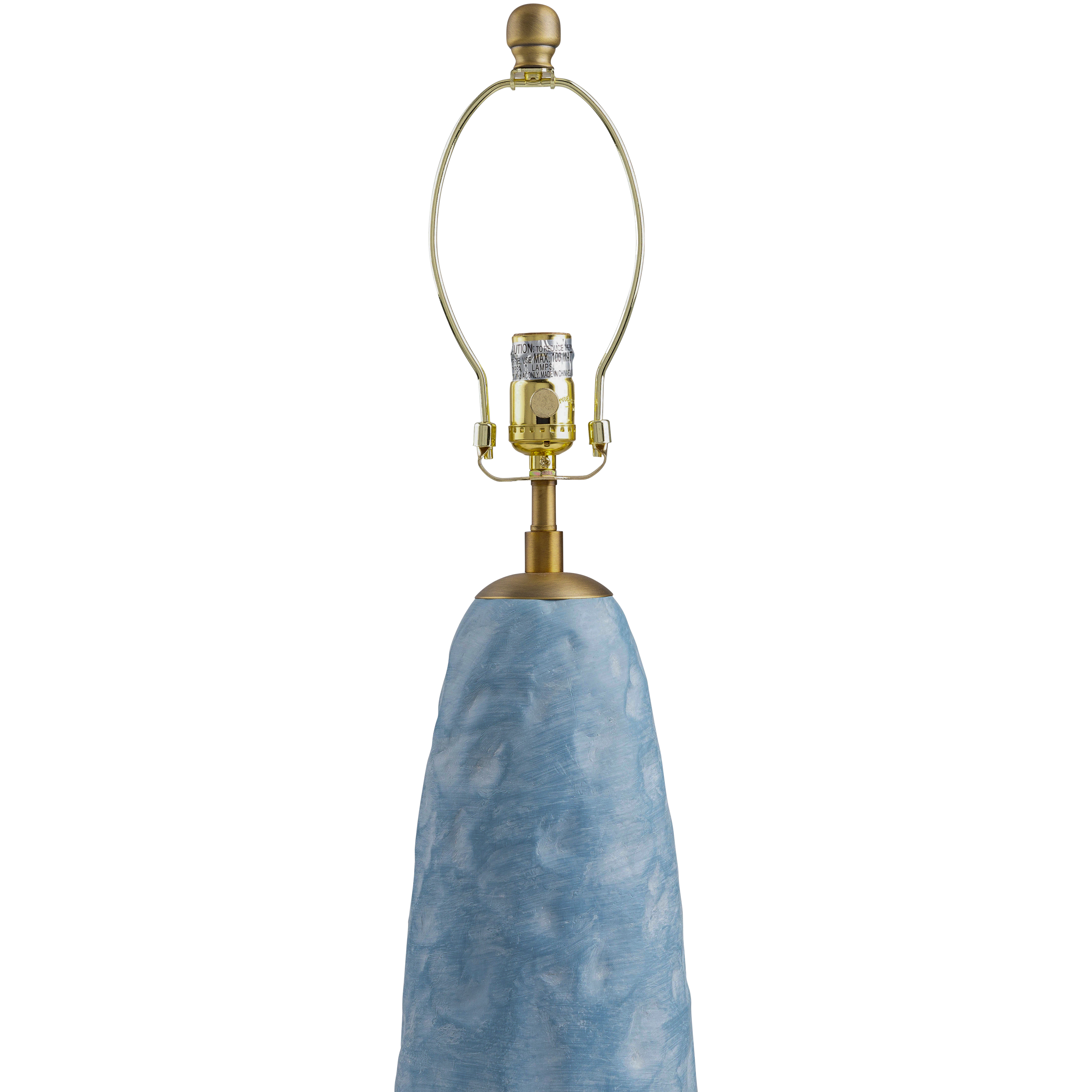 aqua accent table lamp