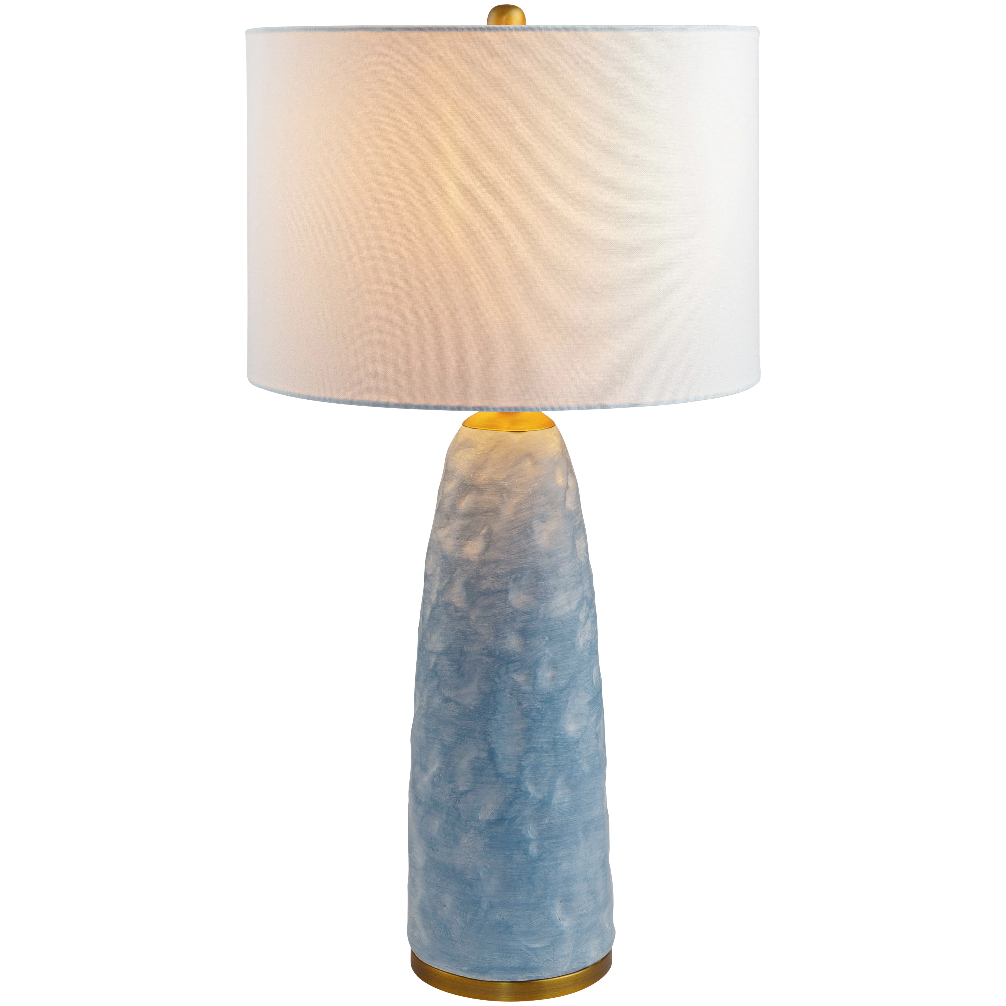 aqua accent table lamp