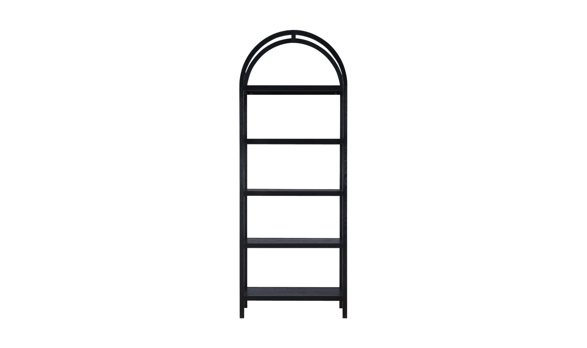 black elena bookcase