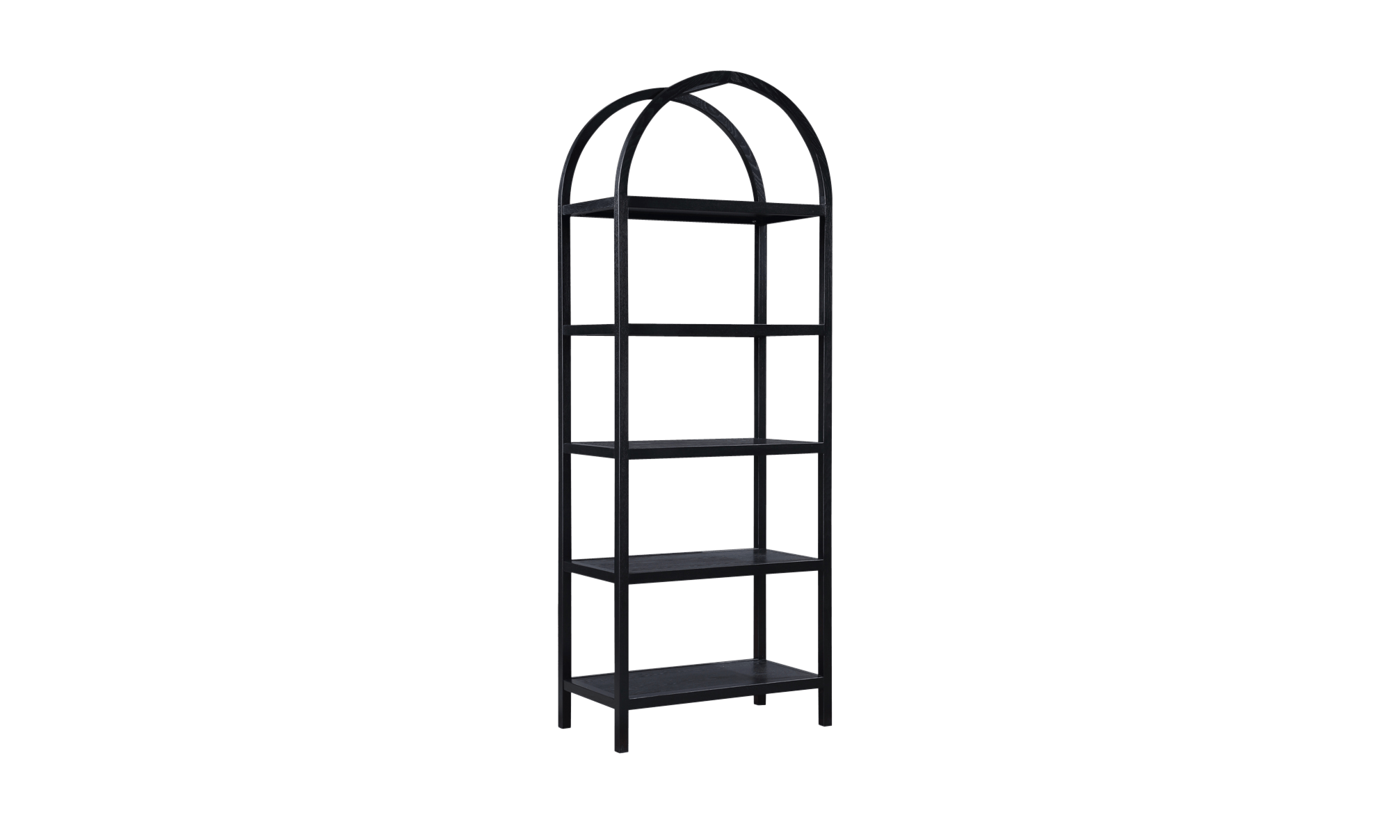 black elena bookcase