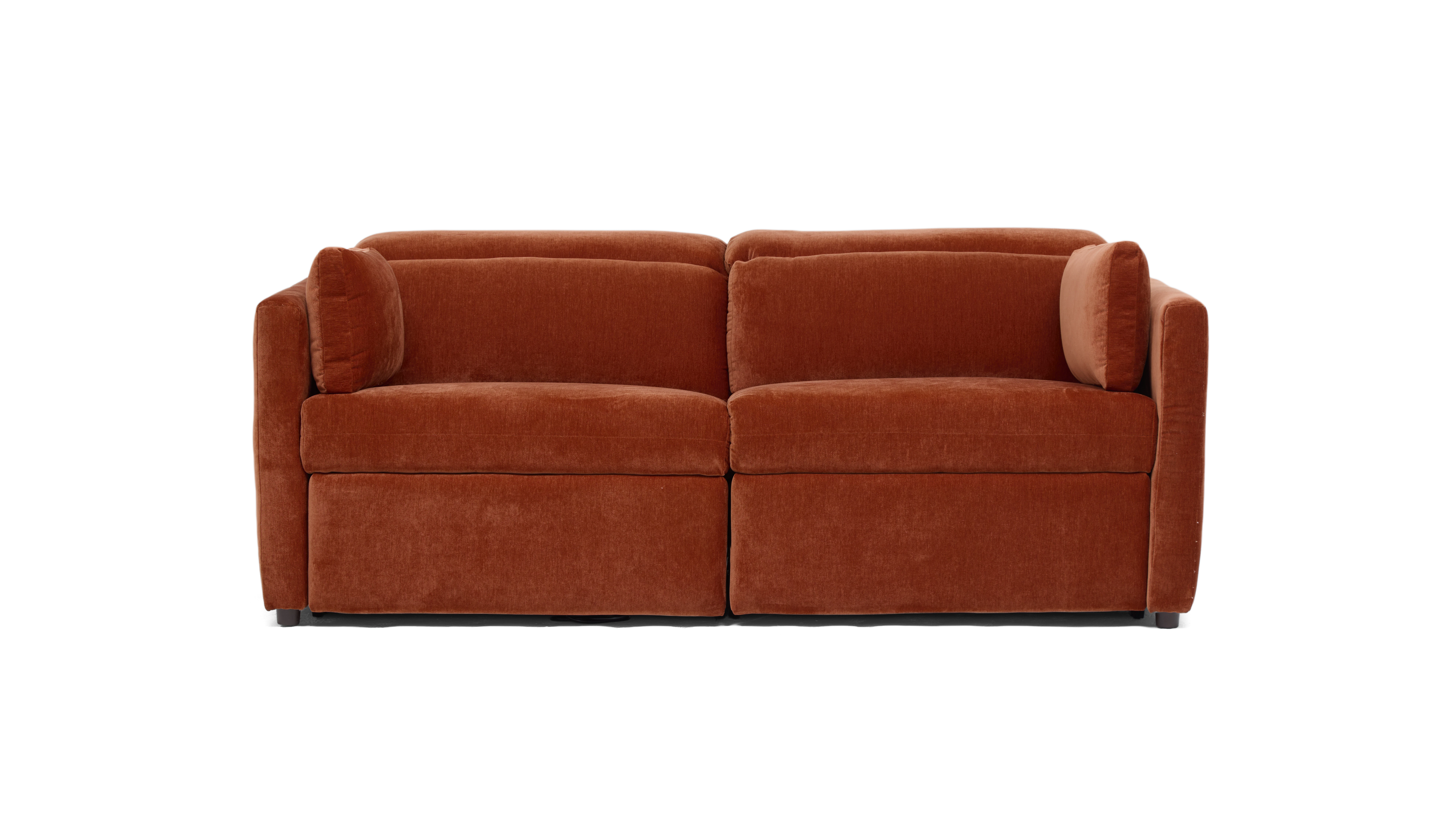 fitz modular reclining piece sofa harper cinnamon