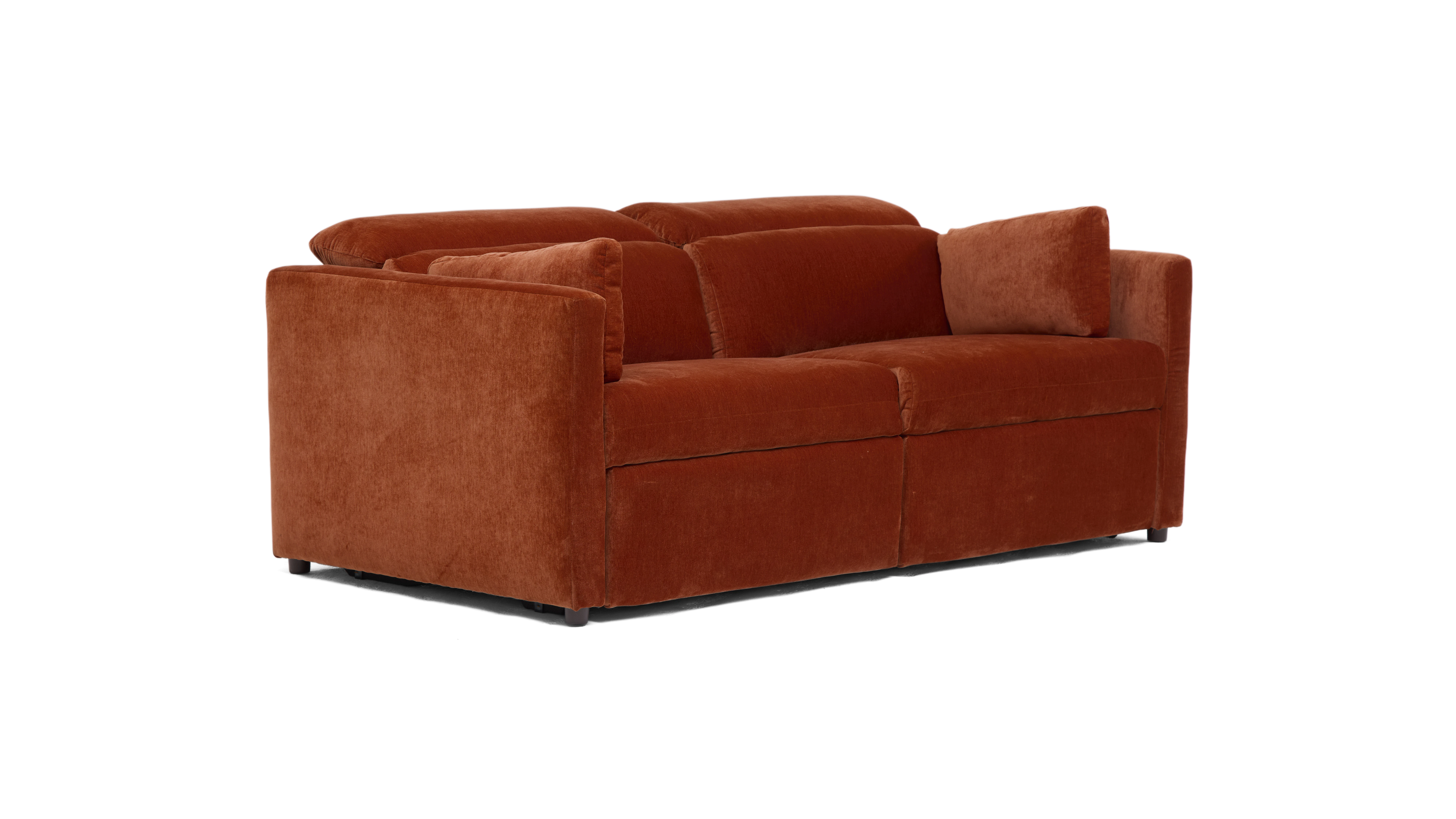fitz modular reclining piece sofa harper cinnamon