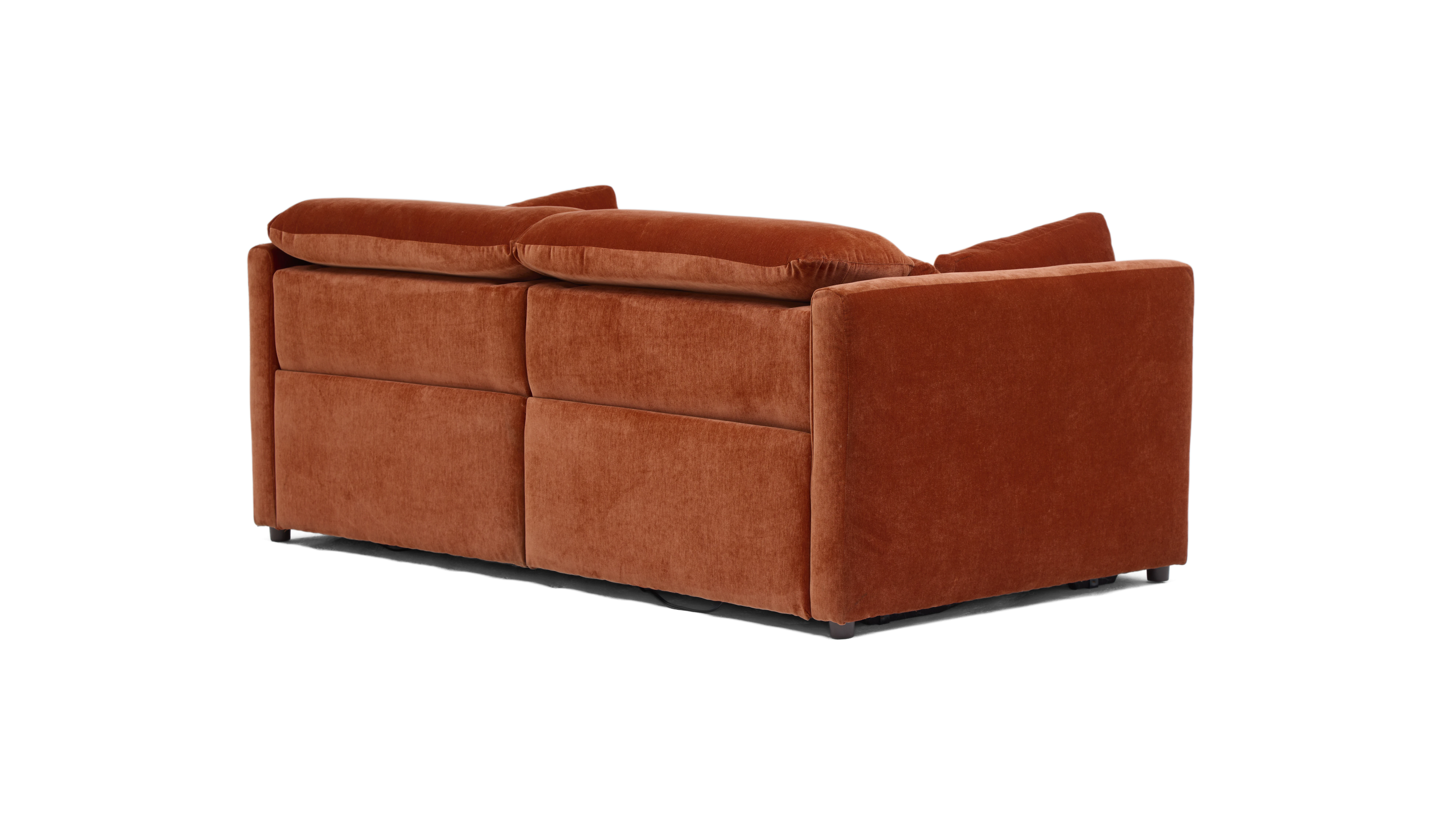 fitz modular reclining piece sofa harper cinnamon