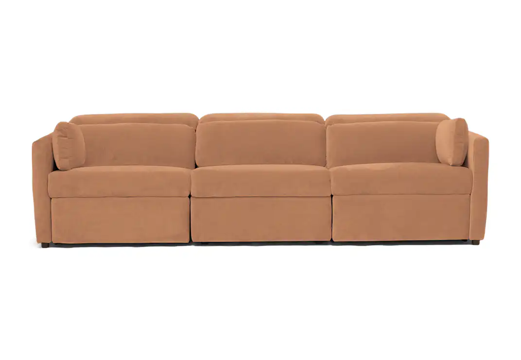 fitz modular reclining piece sofa royale blush
