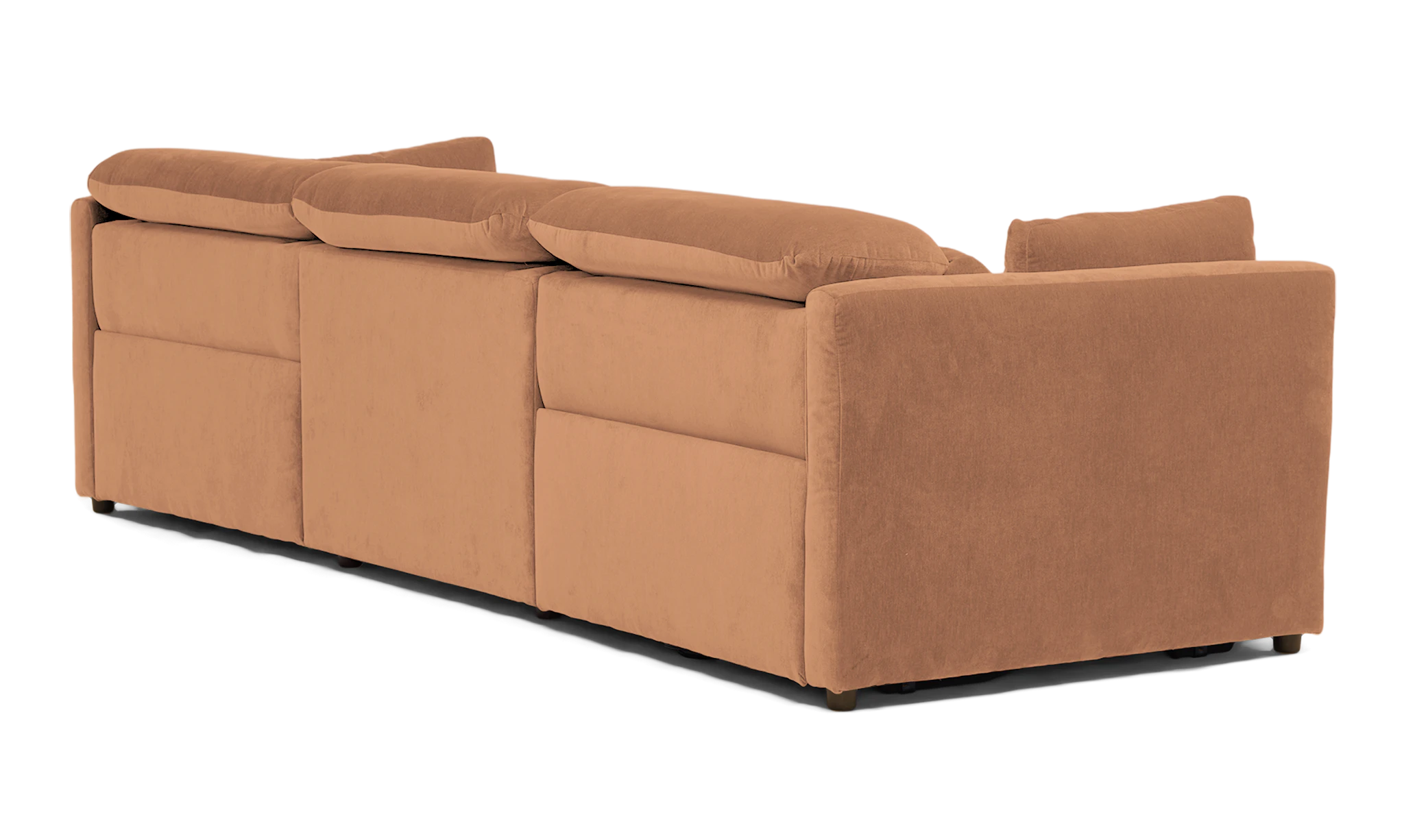 fitz modular reclining piece sofa royale blush