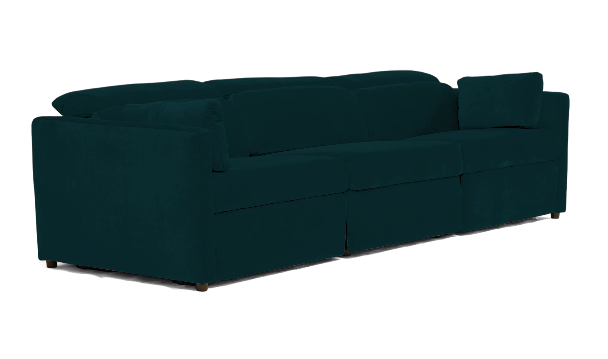 fitz modular reclining piece sofa royale peacock