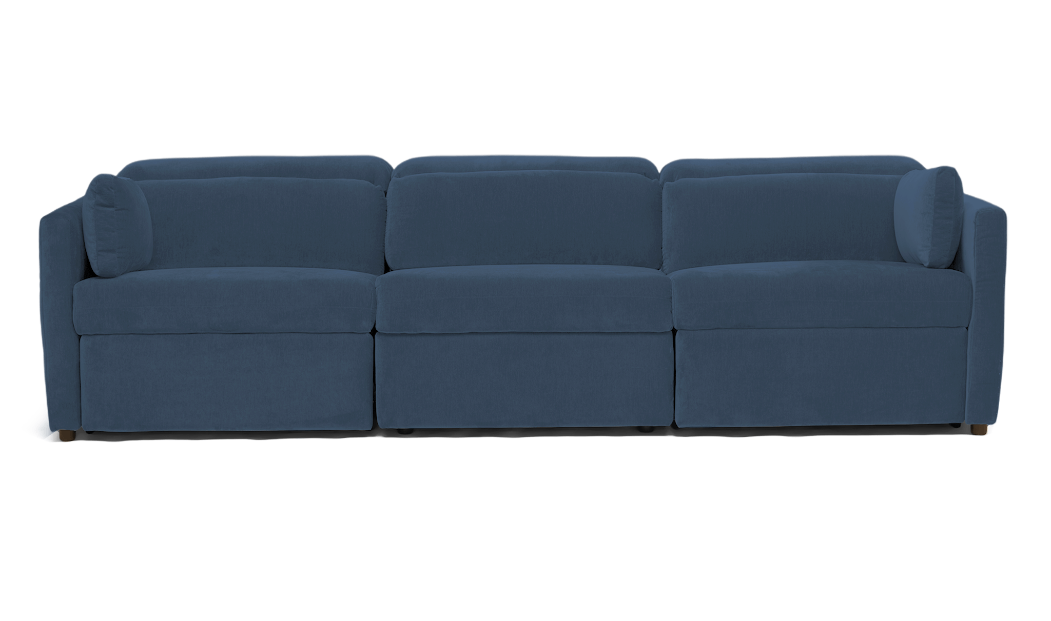 fitz modular reclining piece sofa milo french blue