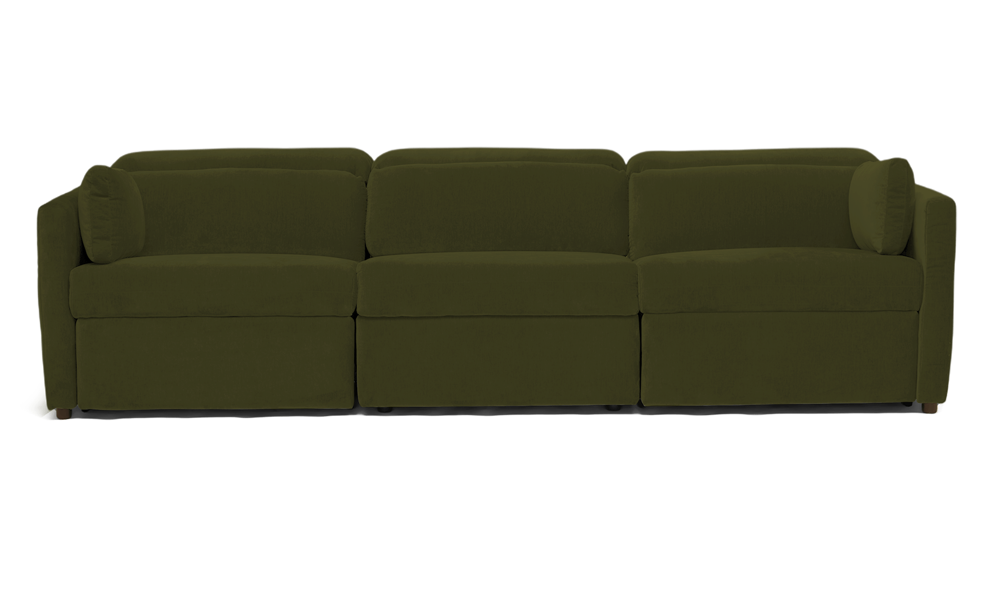 fitz modular reclining piece sofa faithful olive