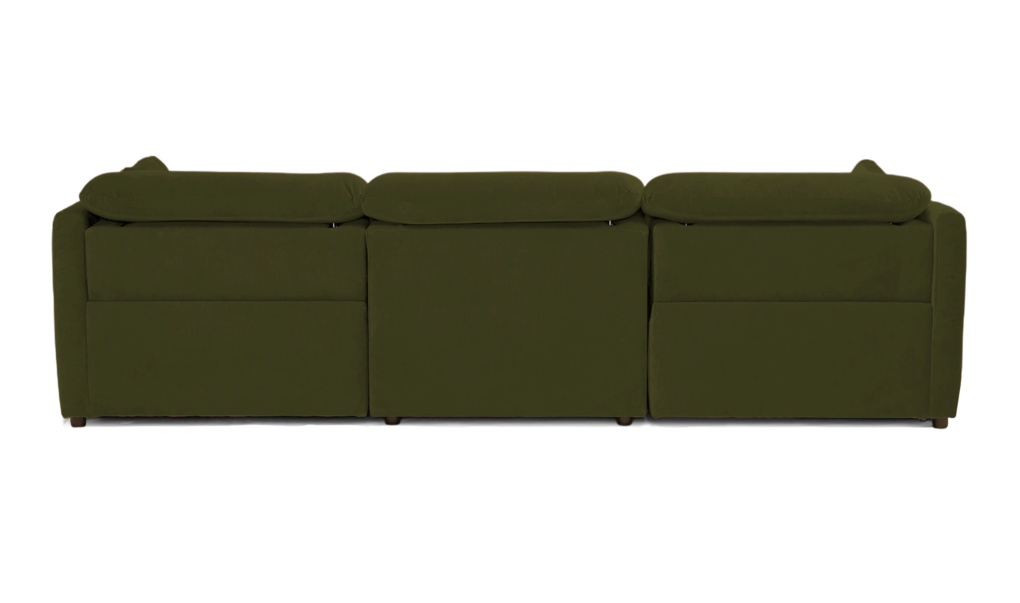 fitz modular reclining piece sofa faithful olive