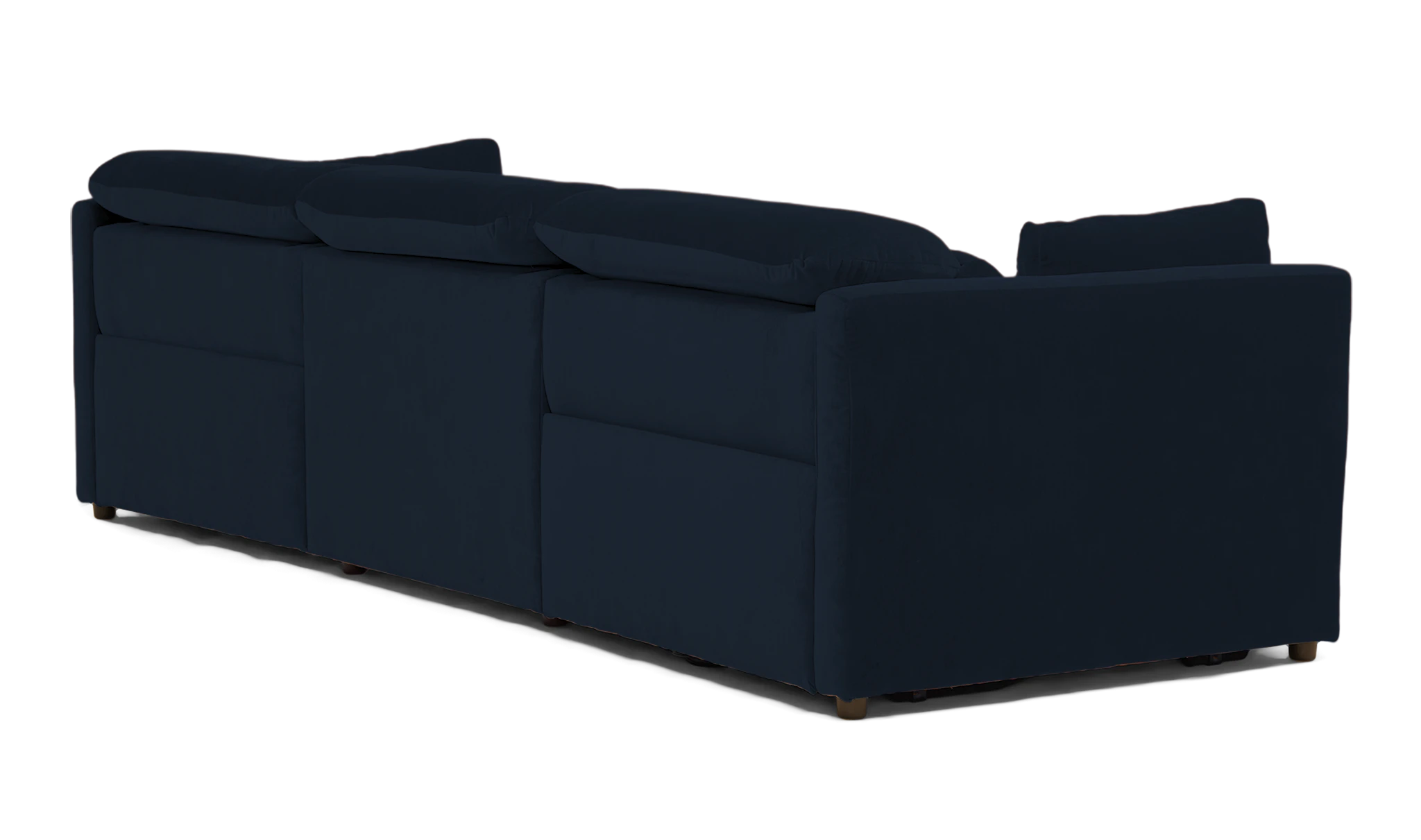 fitz modular reclining piece sofa faithful indigo