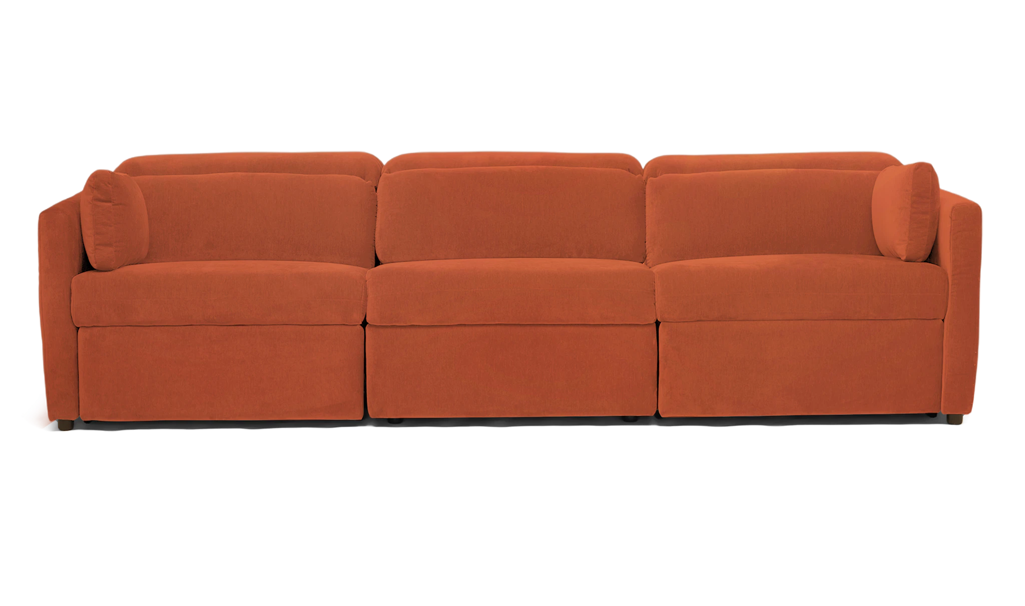 fitz modular reclining piece sofa plush terra rose