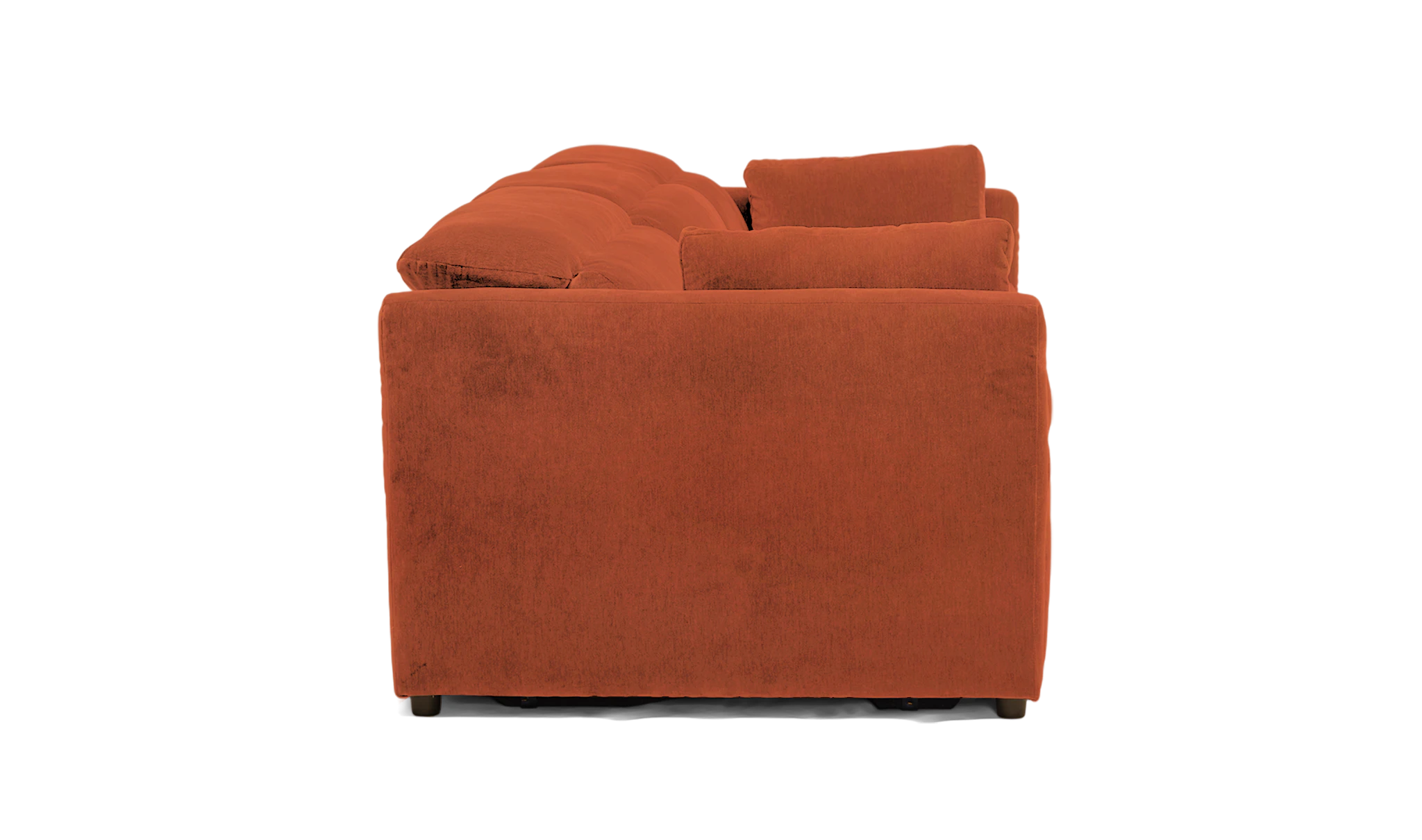 fitz modular reclining piece sofa plush terra rose