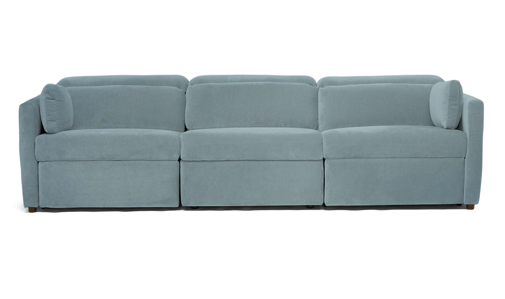 fitz modular reclining piece sofa plush mist