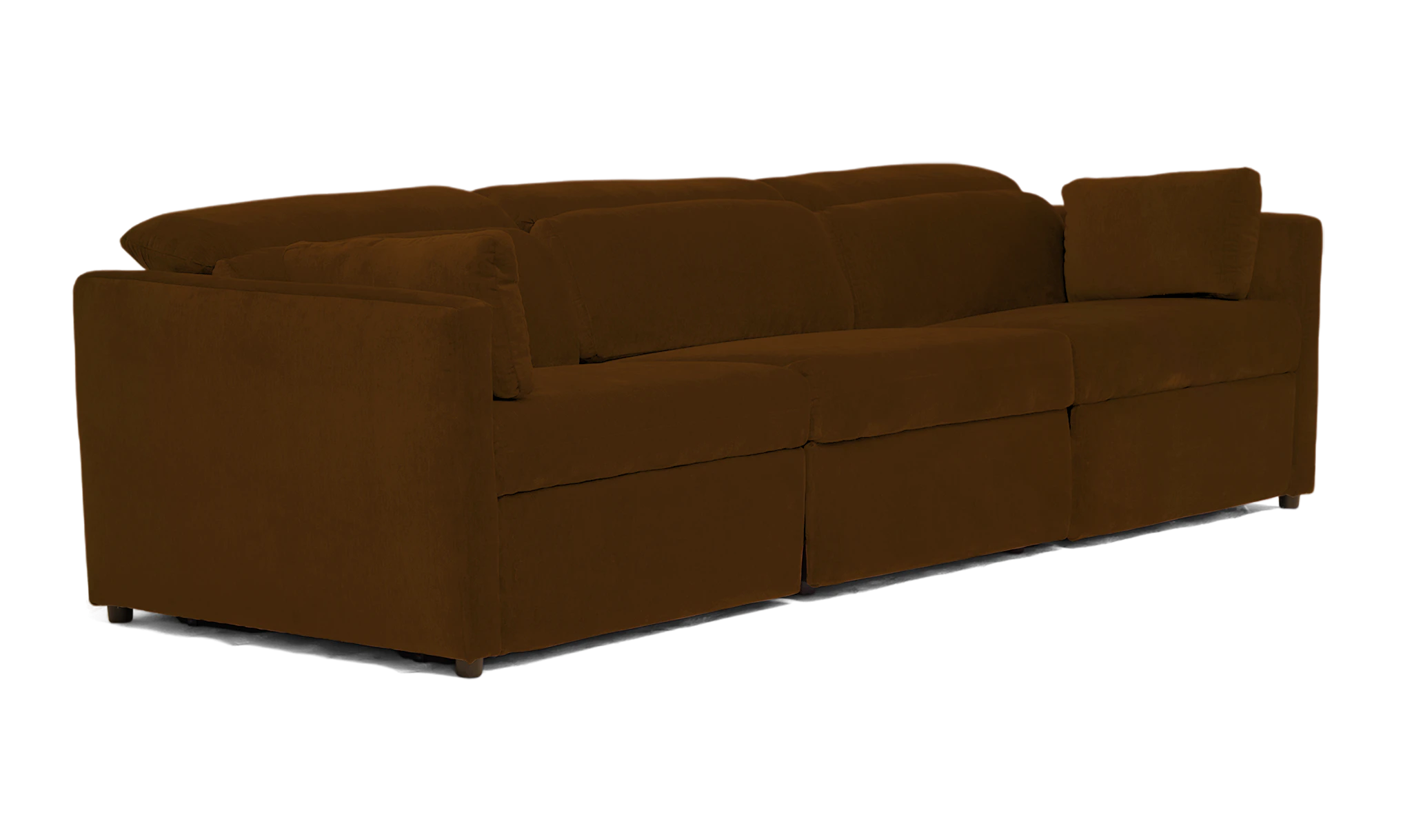 fitz modular reclining piece sofa faithful mocha