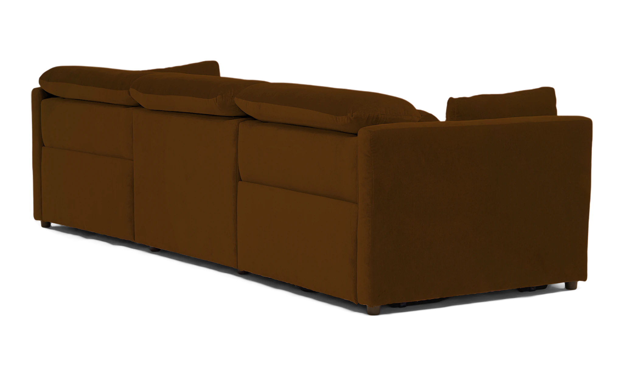 fitz modular reclining piece sofa faithful mocha