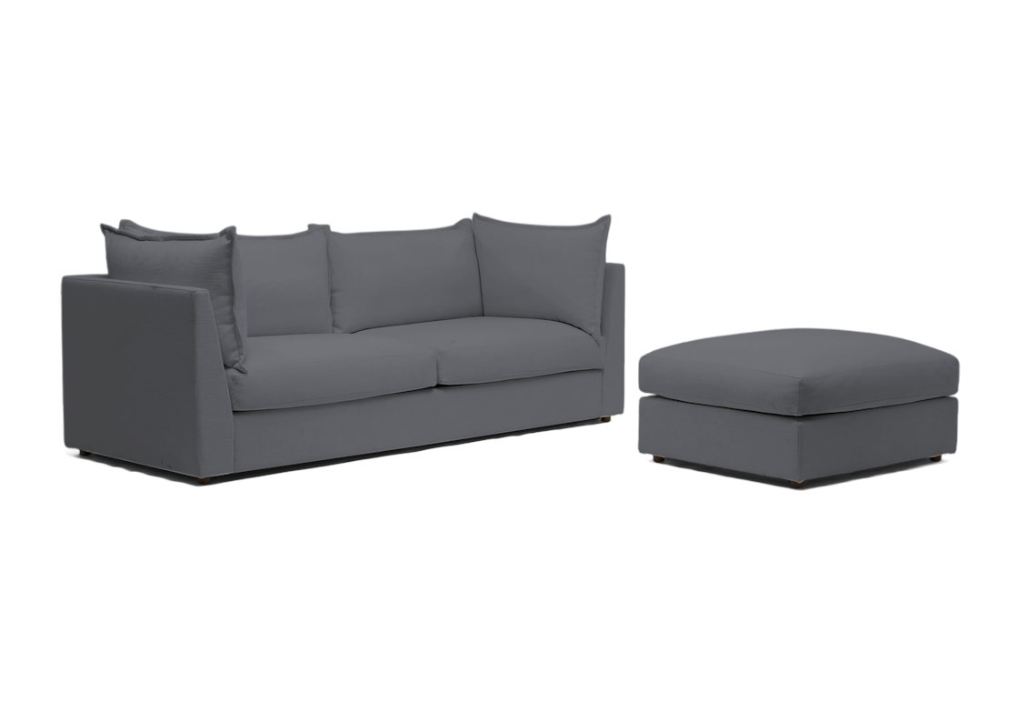 wilder sofa ottoman essence ash