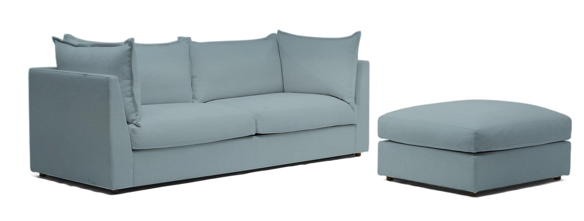 wilder sofa ottoman plush mist