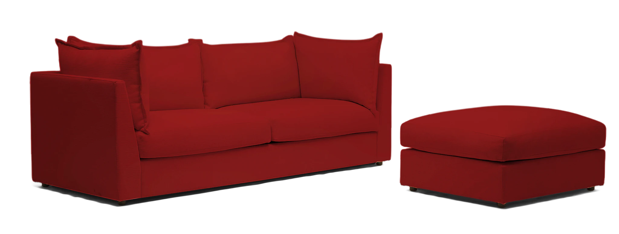 wilder sofa ottoman crave berry hibiscus