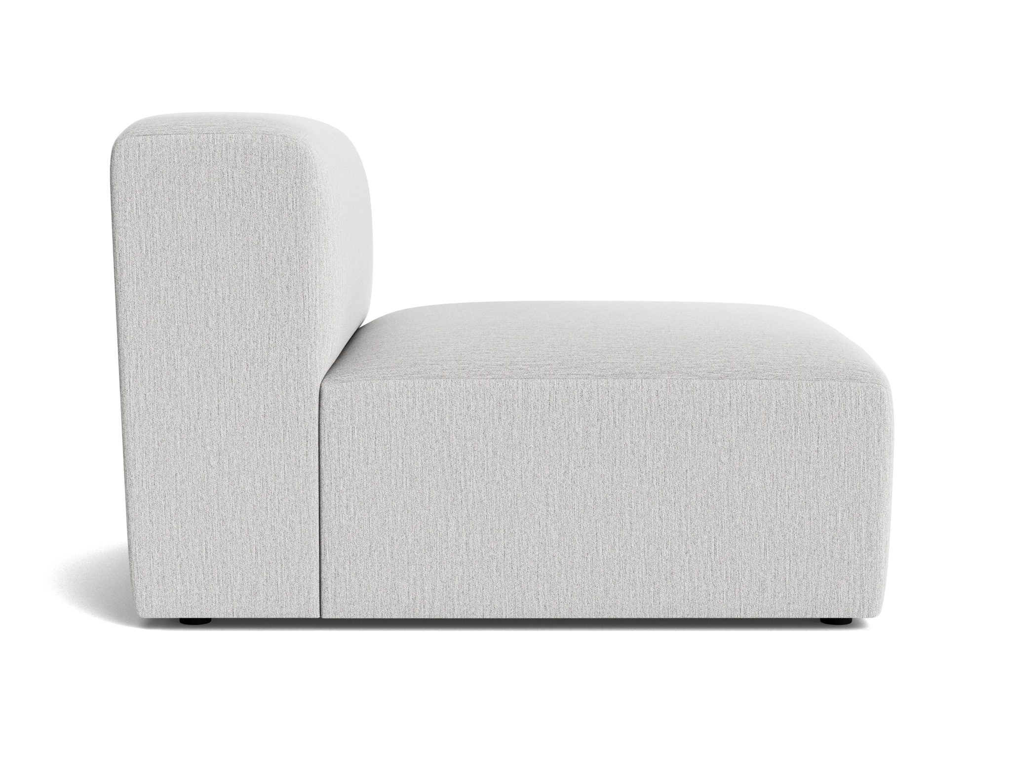 millie armless chair sunbrella premier fog