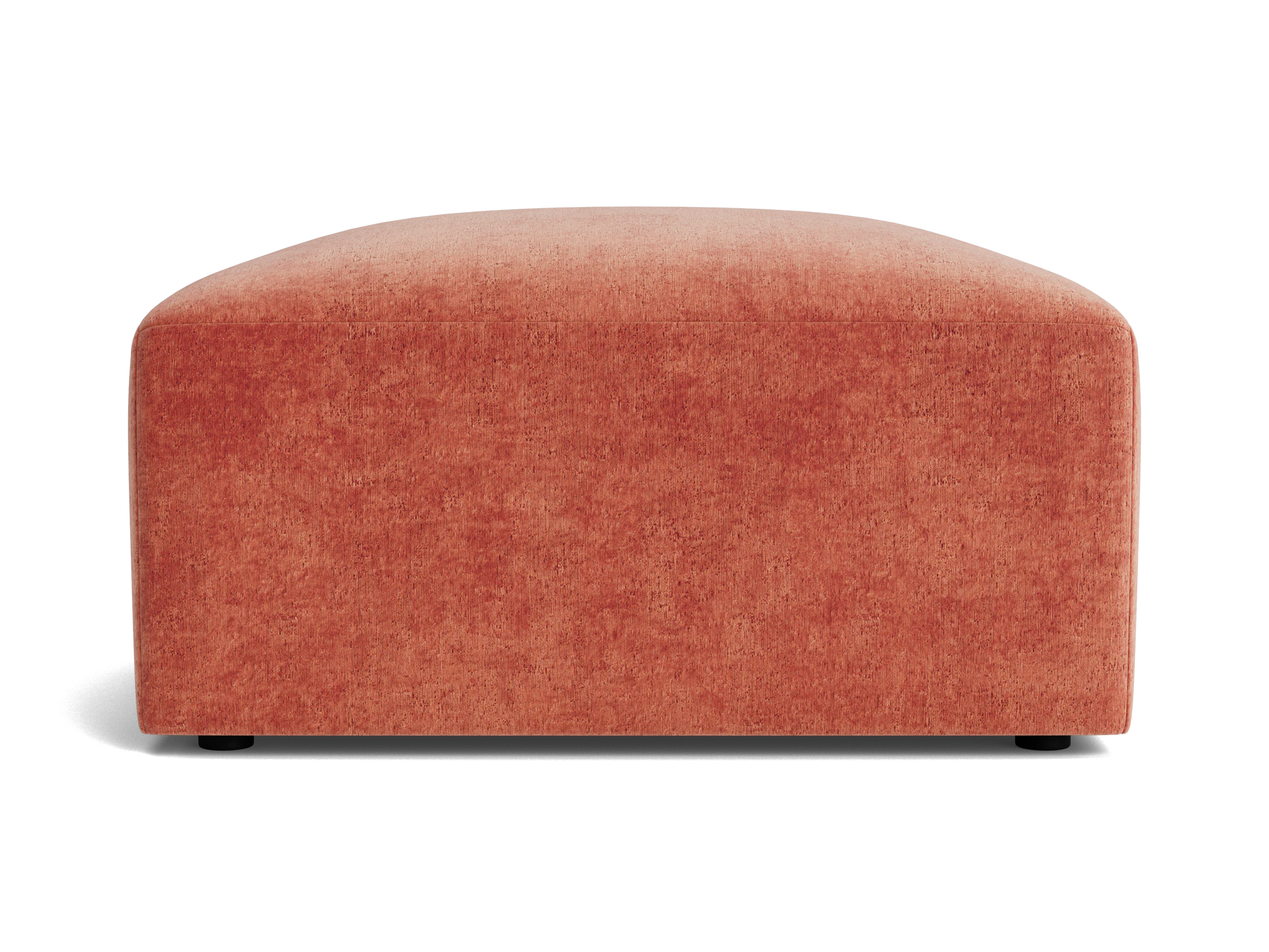 millie ottoman plush terra rose