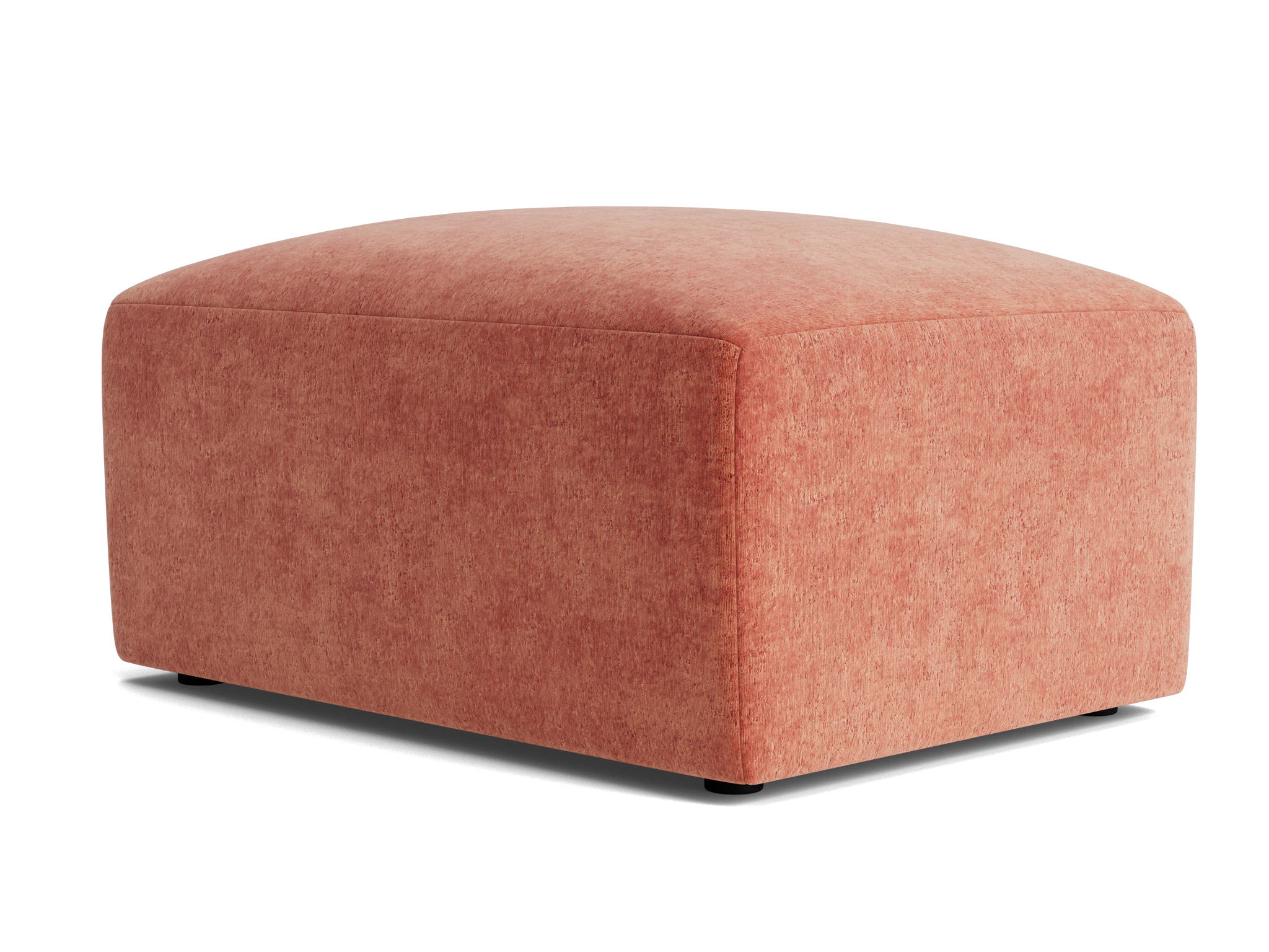 millie ottoman plush terra rose
