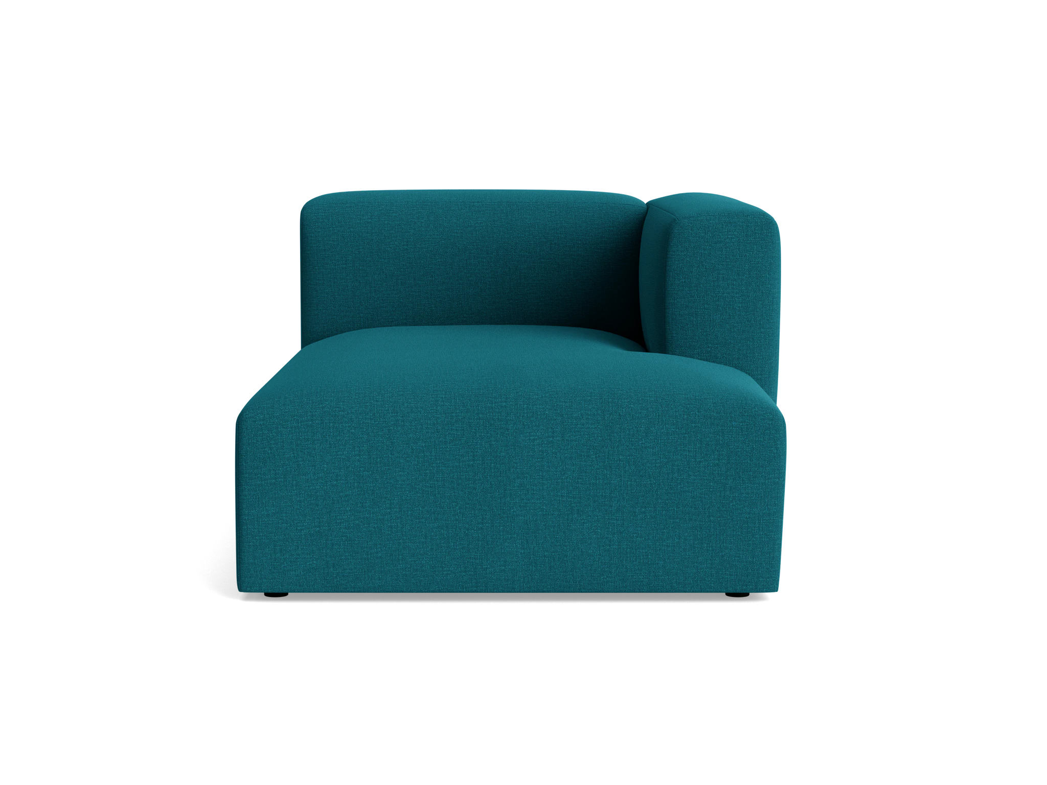 millie single arm chaise key largo zenith teal