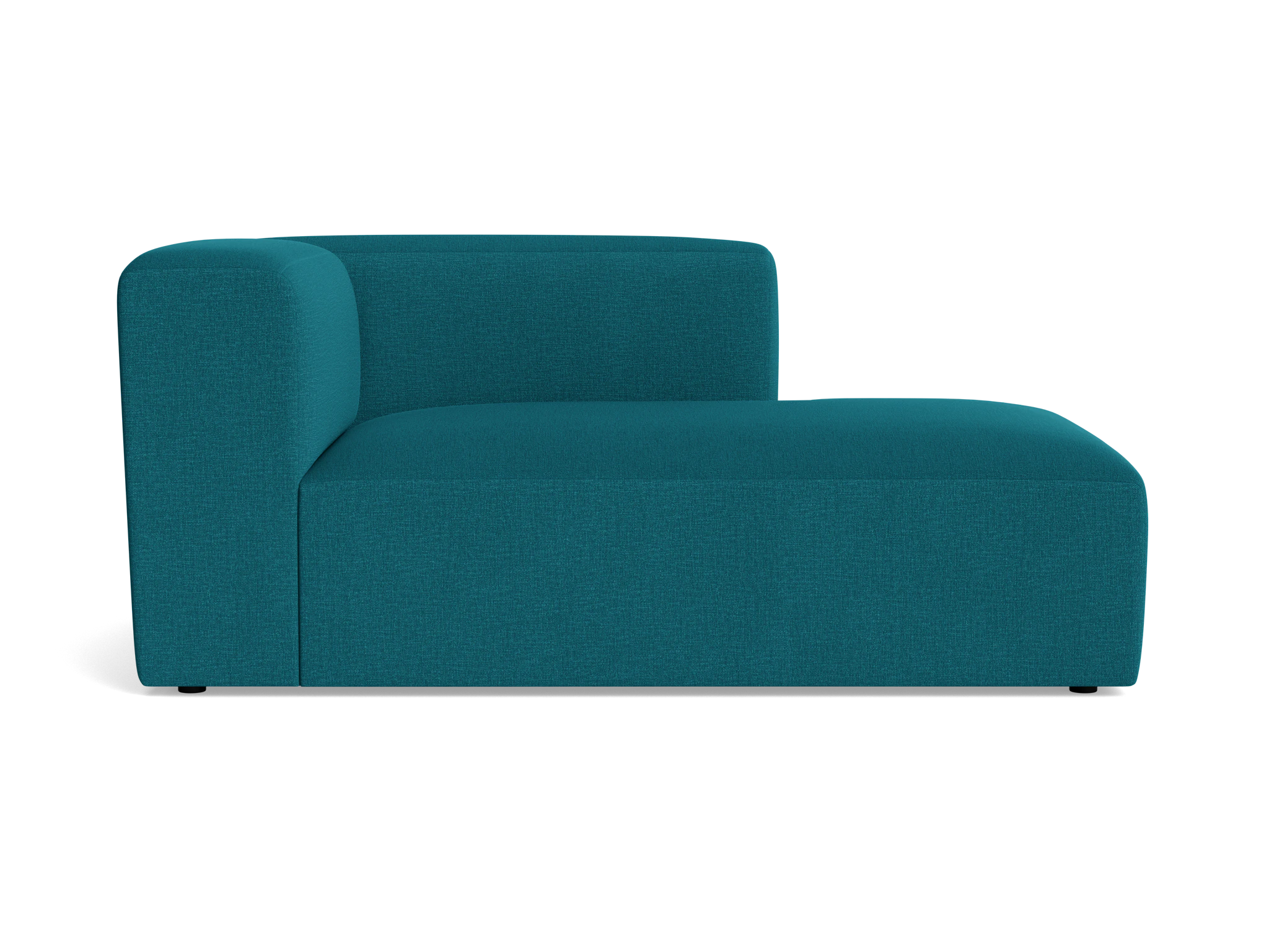 millie single arm chaise key largo zenith teal