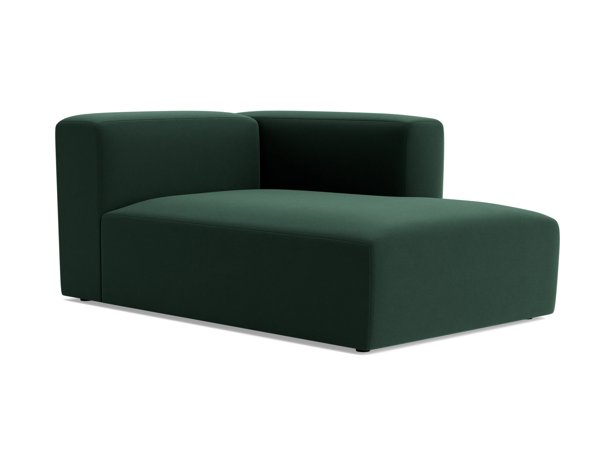 millie single arm chaise royale evergreen
