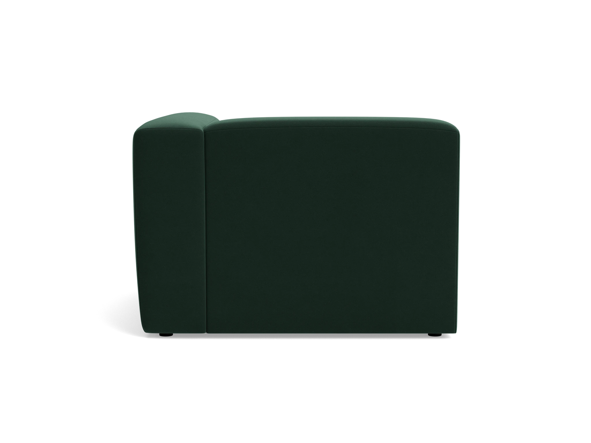 millie single arm chaise royale evergreen