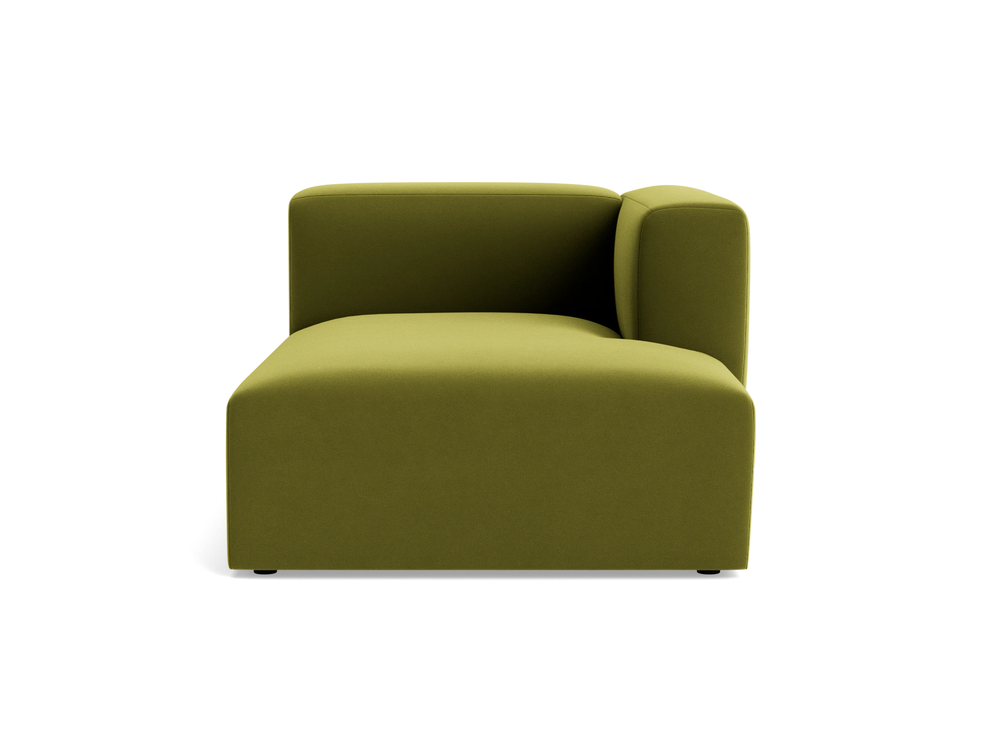 millie single arm chaise royale apple