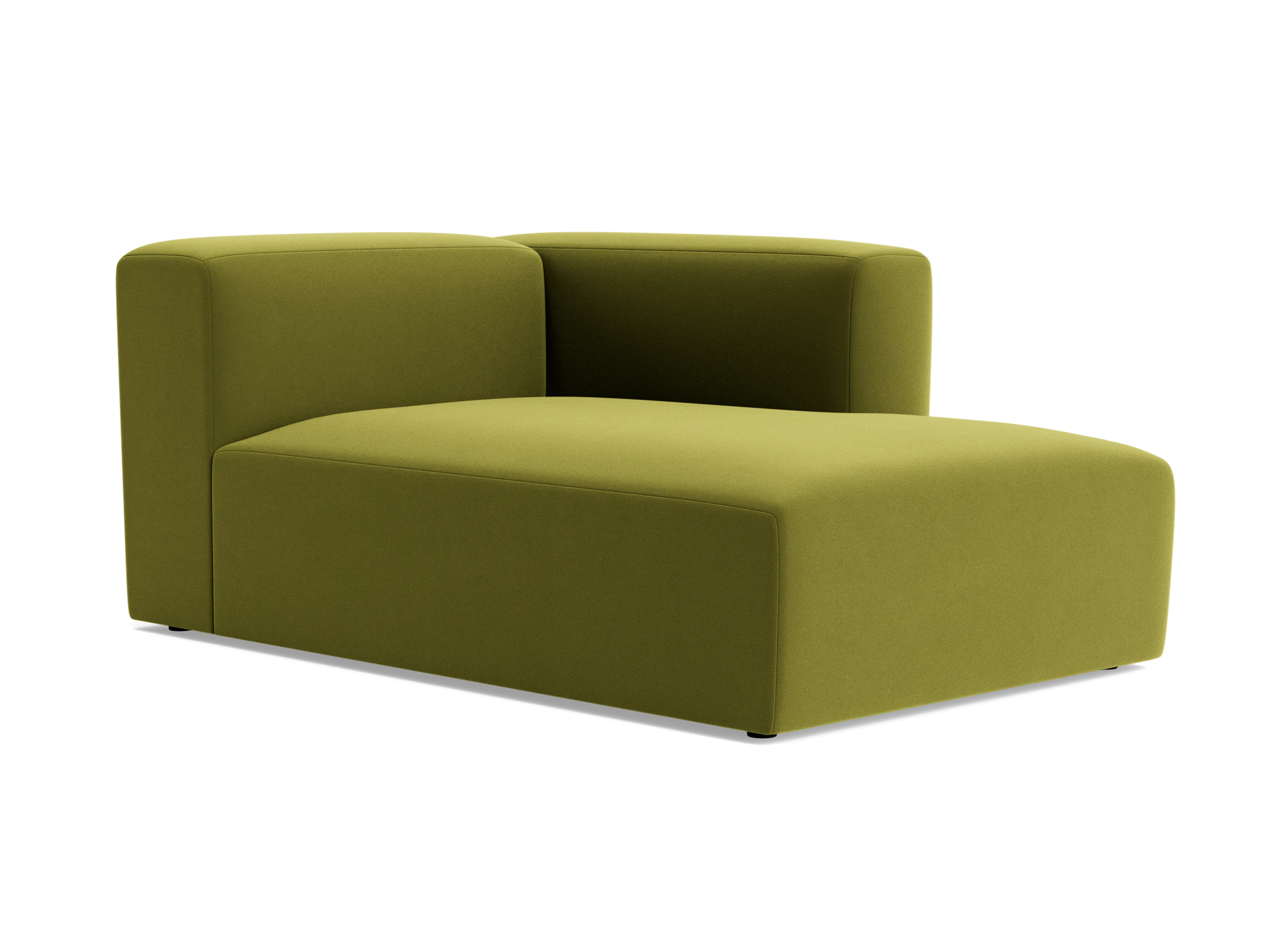 millie single arm chaise royale apple