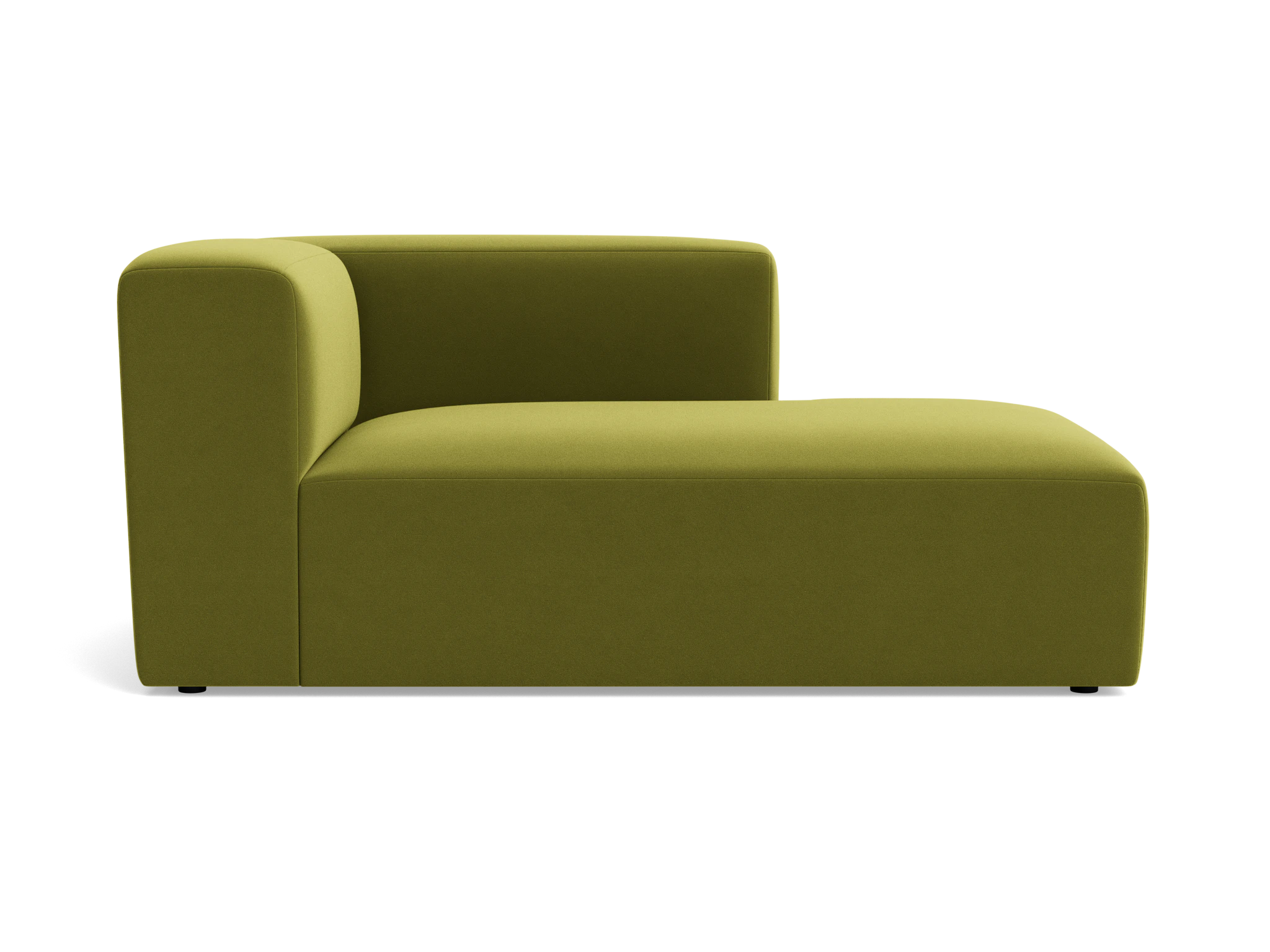 millie single arm chaise royale apple