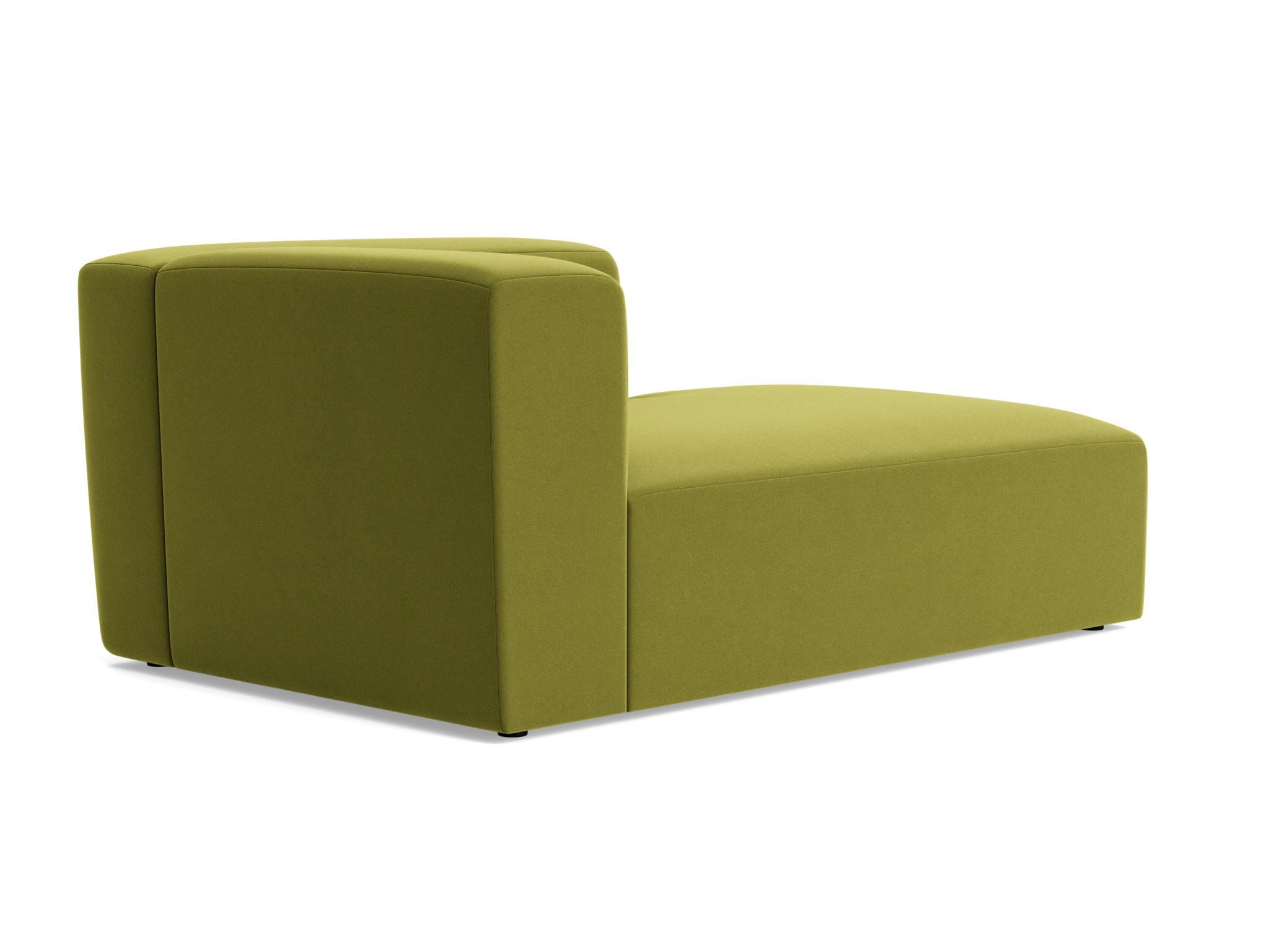 millie single arm chaise royale apple