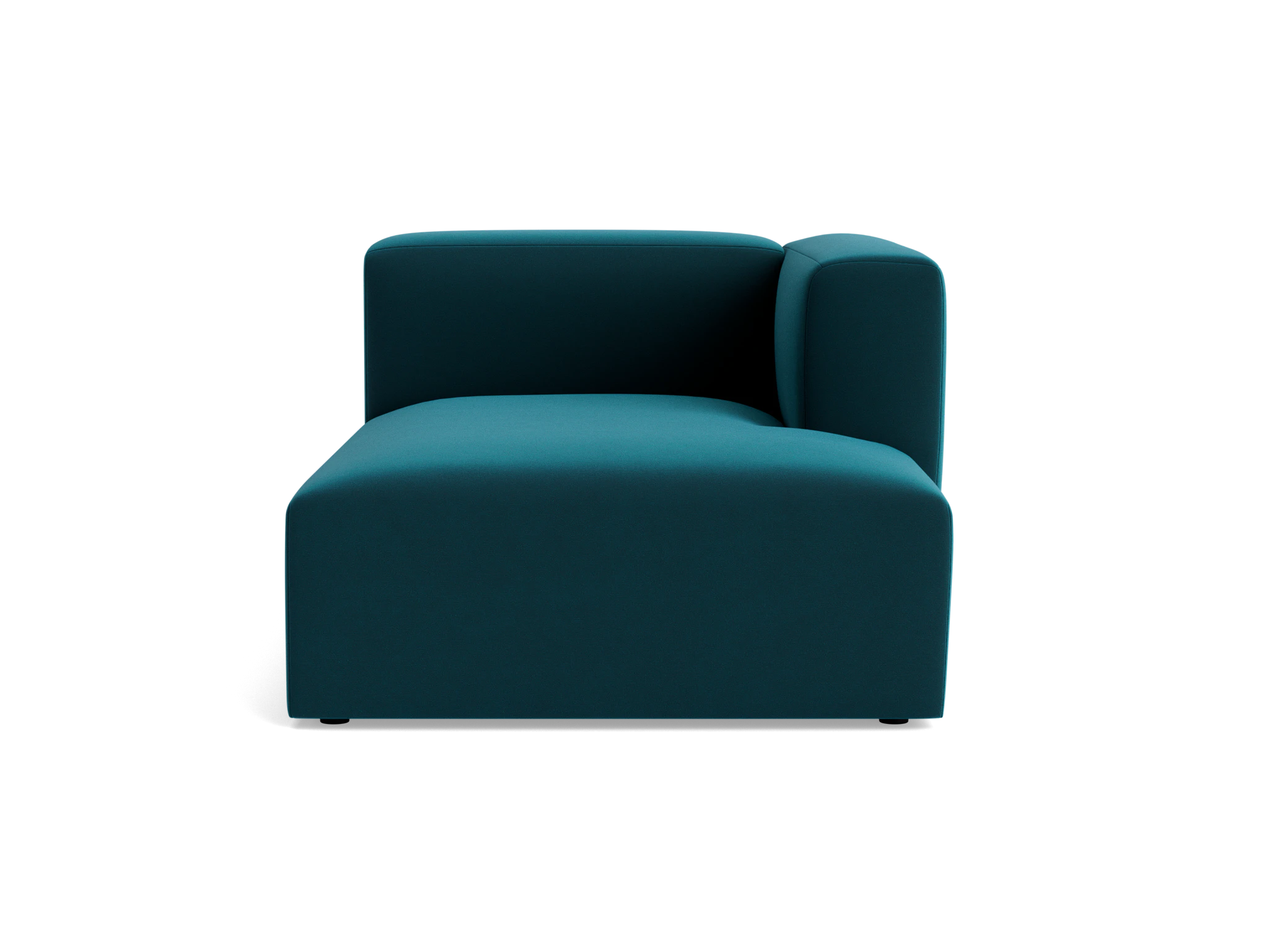 millie single arm chaise royale peacock