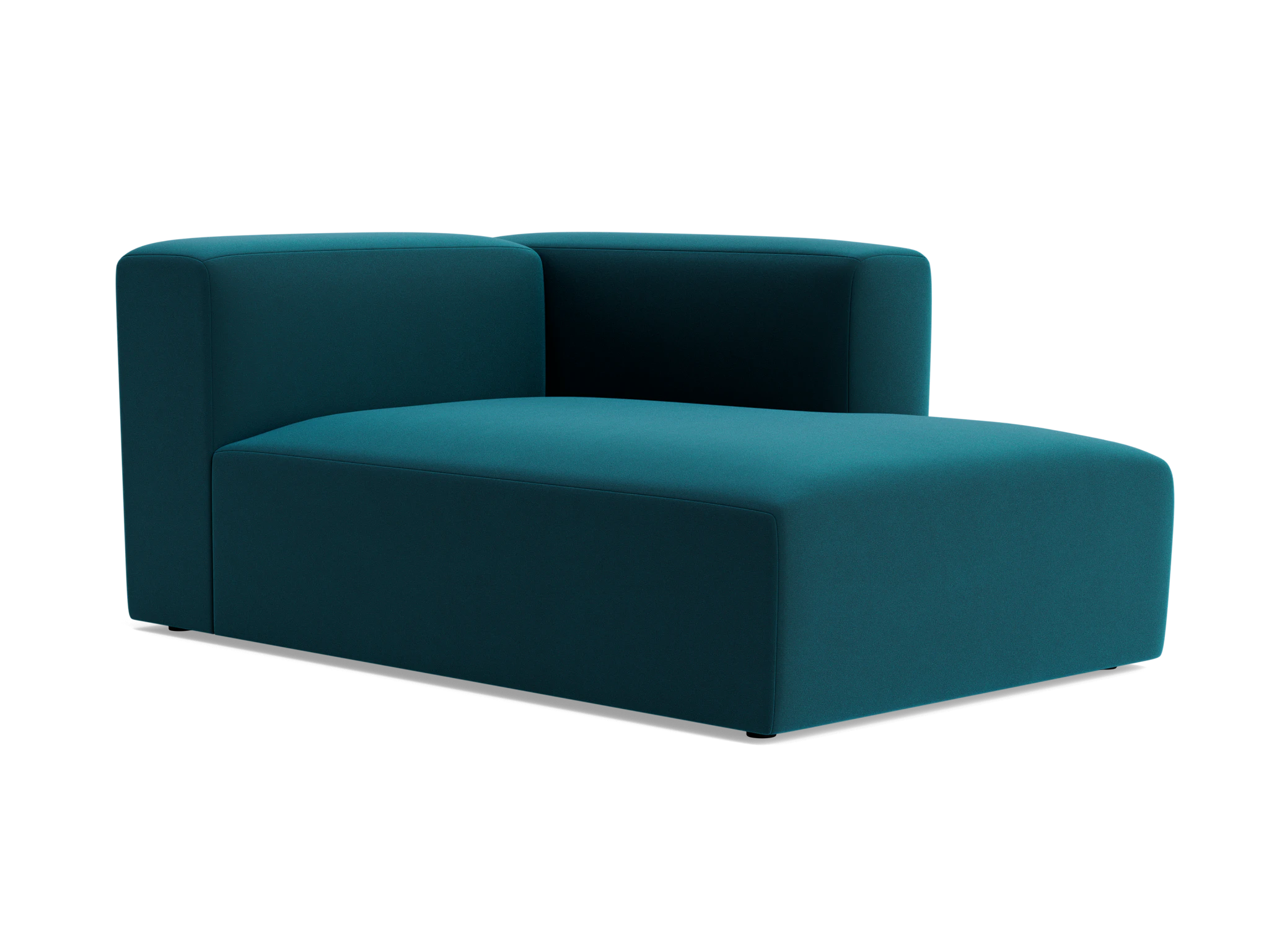 millie single arm chaise royale peacock