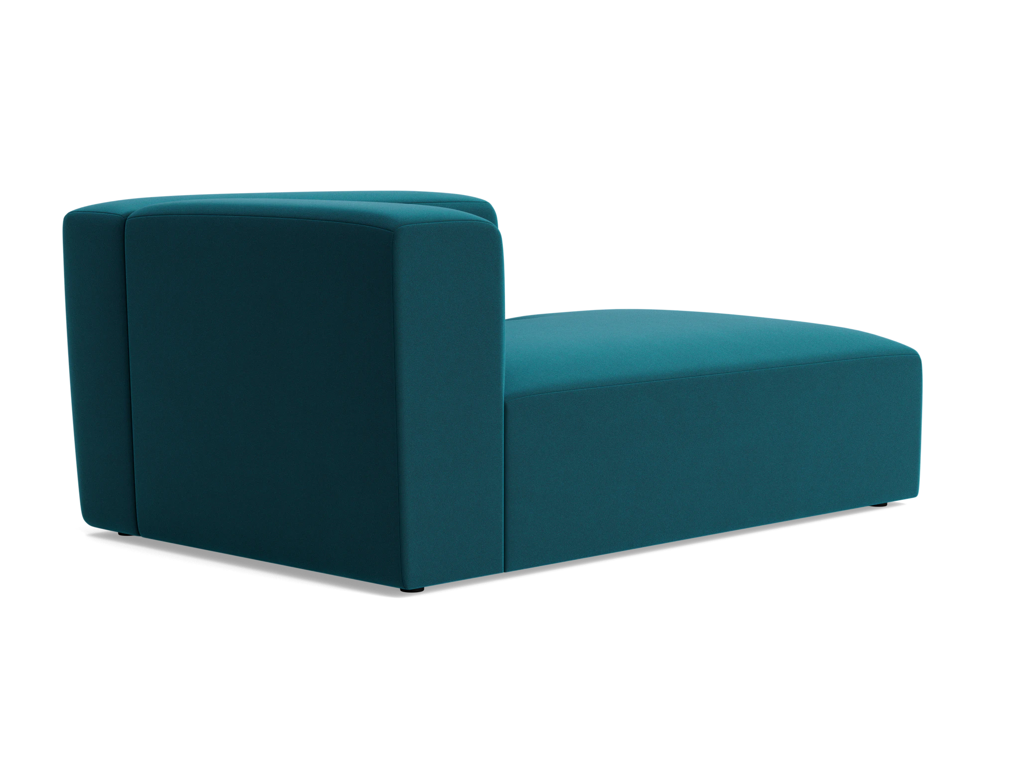 millie single arm chaise royale peacock