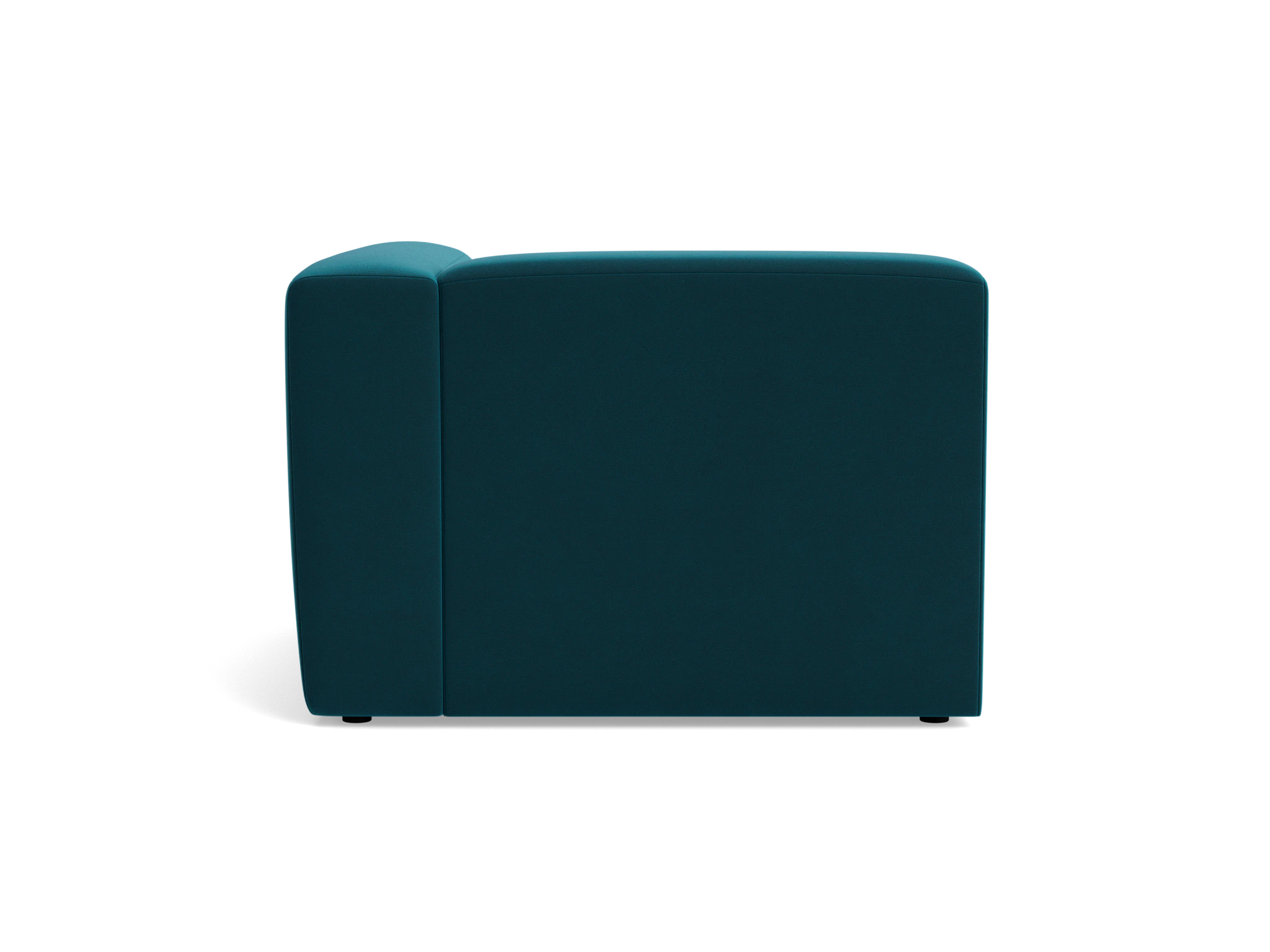 millie single arm chaise royale peacock