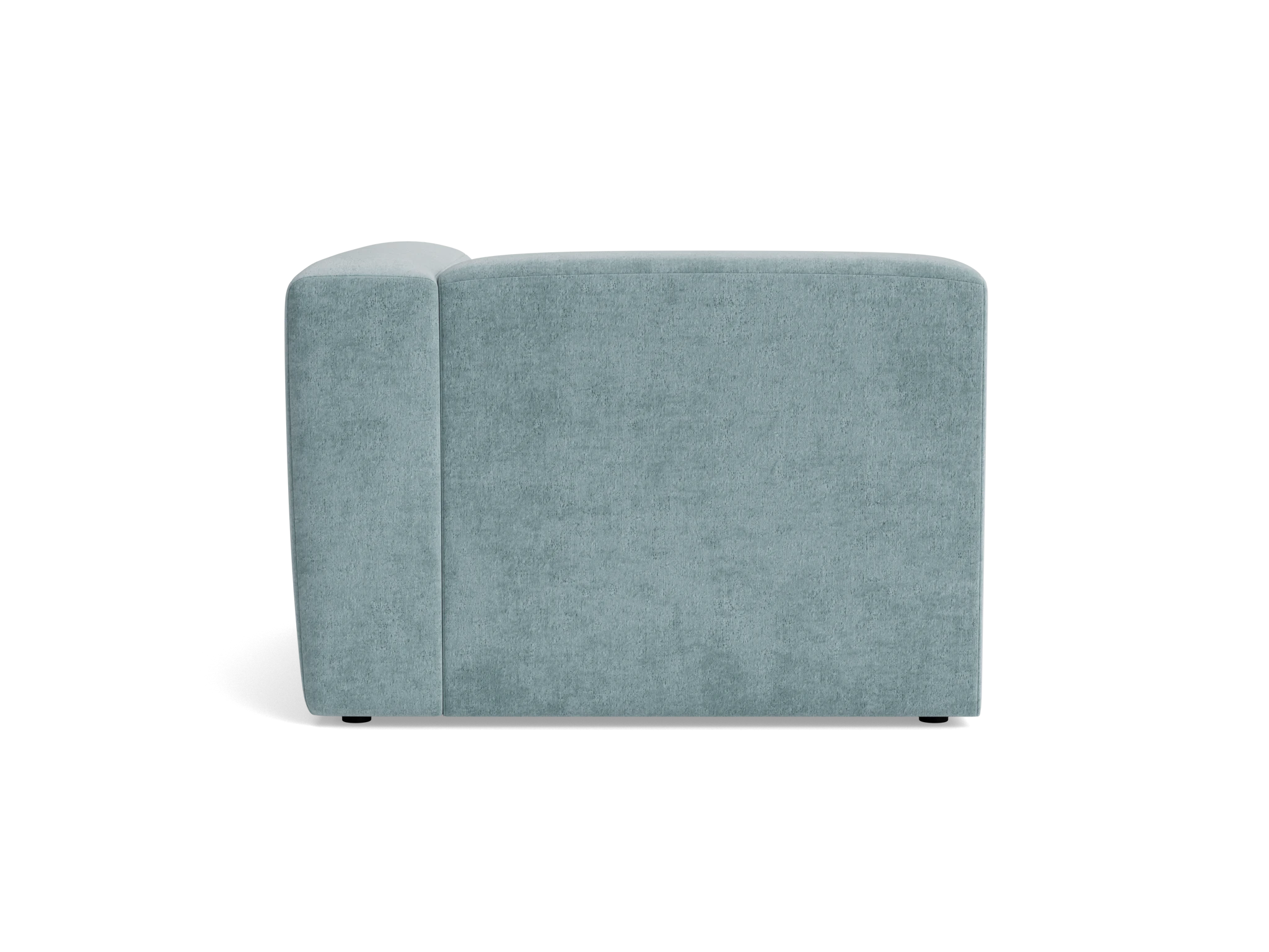 millie single arm chaise plush mist
